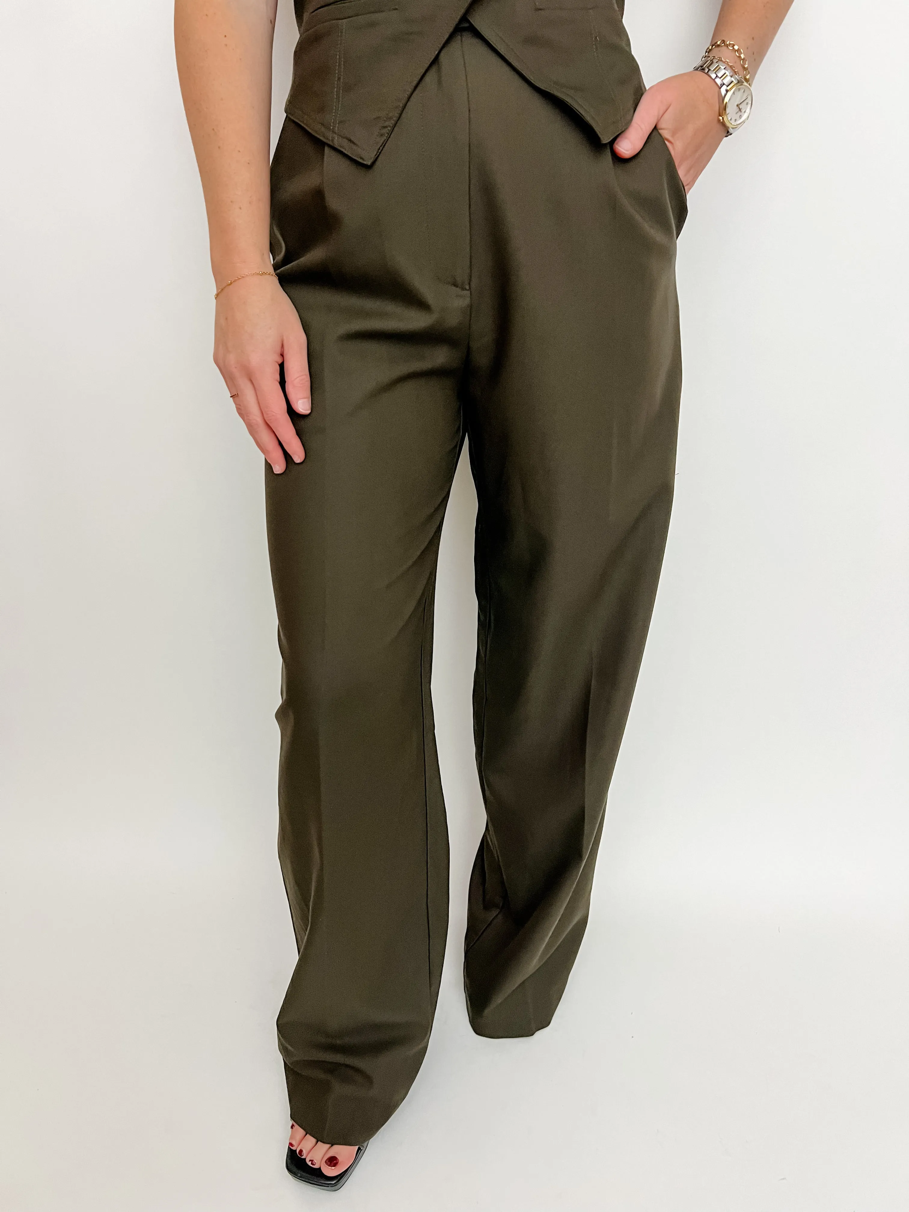 Frankie Wide Leg Trousers sold by Mimosa