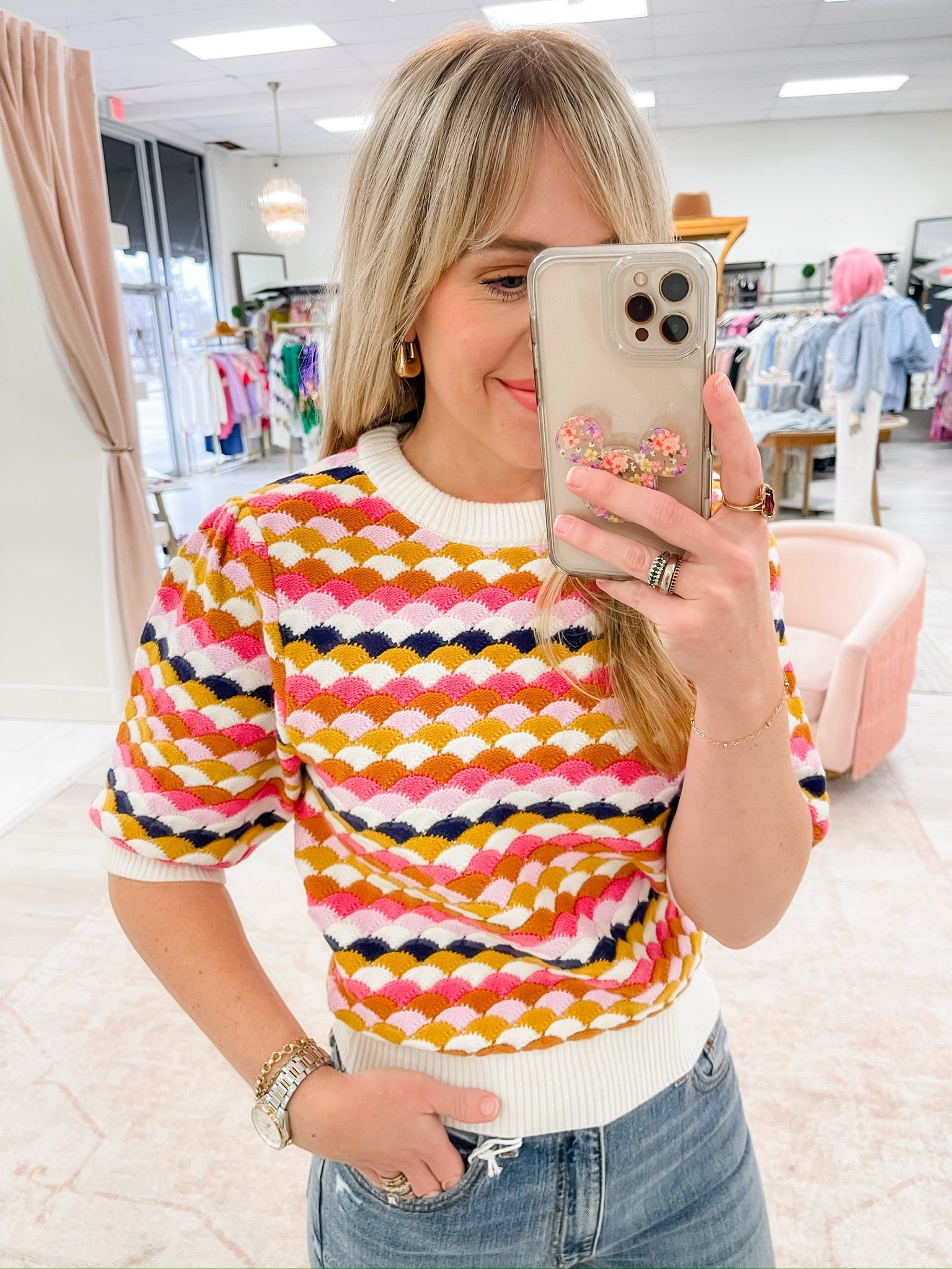 Wanderer SS Sweater Top sold by Mimosa product image thumbnail 4