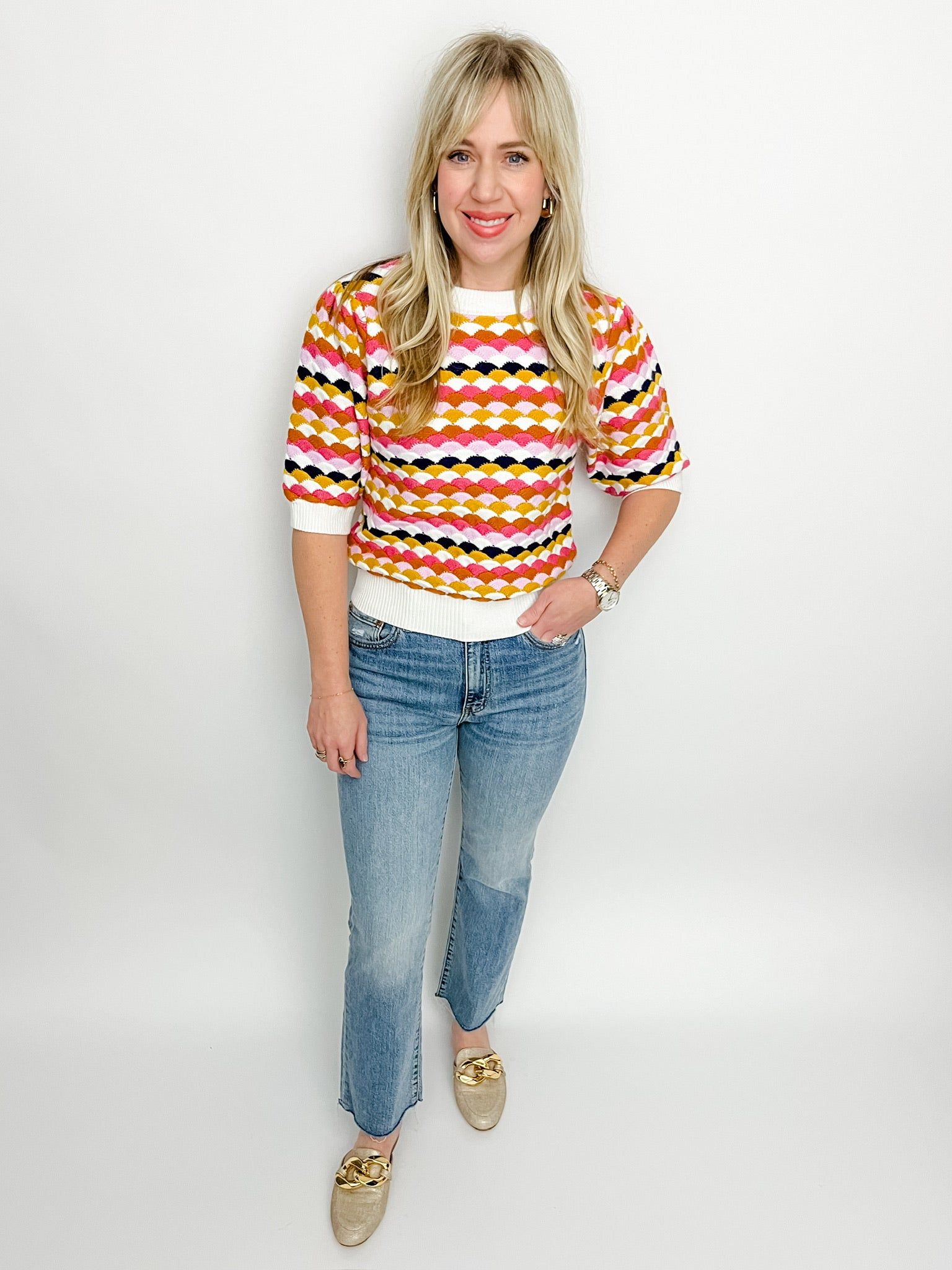 Wanderer SS Sweater Top sold by Mimosa