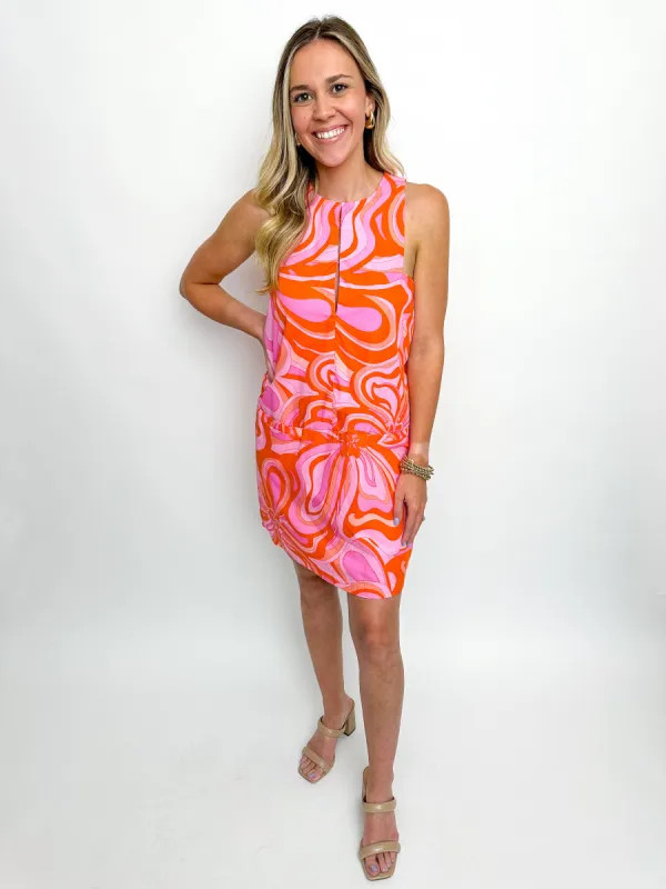 70's Mod Floral Mini Dress sold by Mimosa