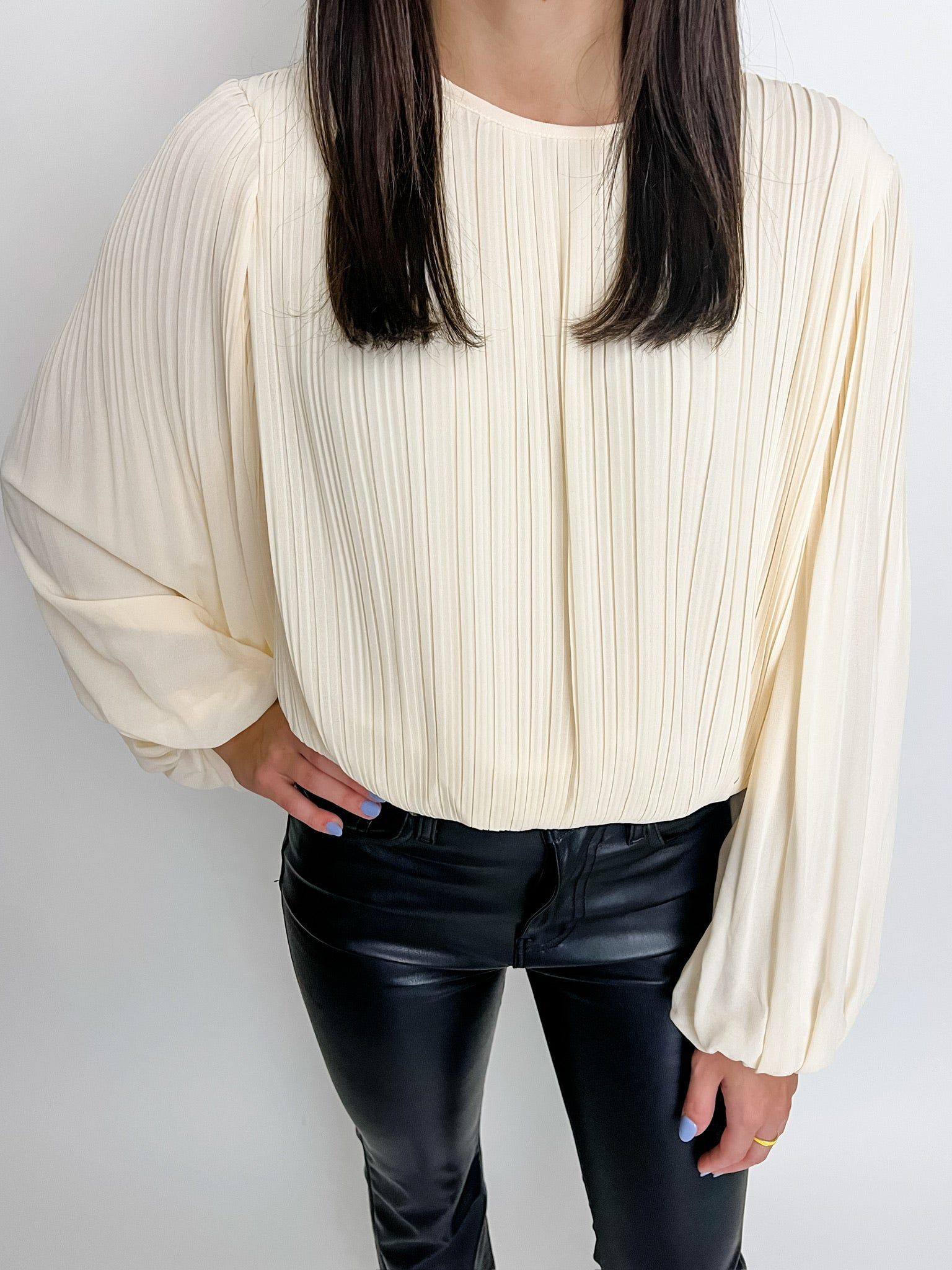 Make A Move Pleated Blouse sold by Mimosa product image thumbnail 5