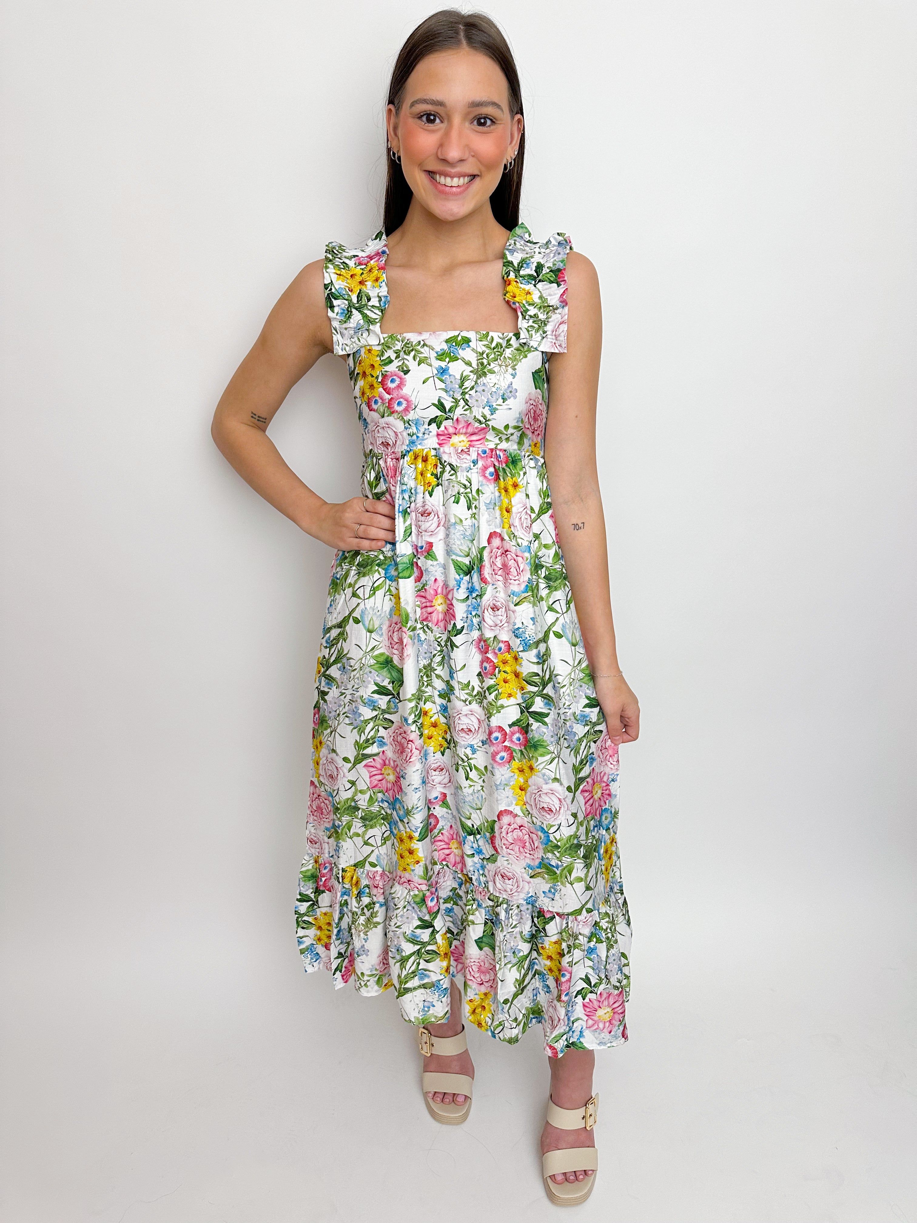 Radiant Blooms Maxi Dress sold by Mimosa