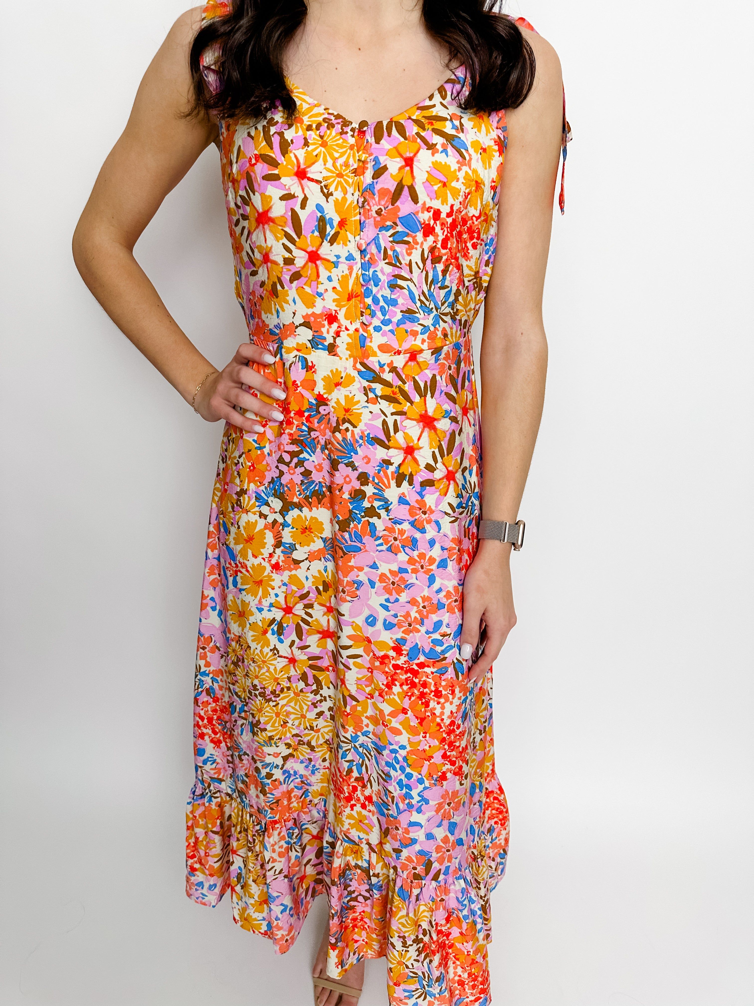 Moonscapes Tiered Midi Dress sold by Mimosa product image thumbnail 2