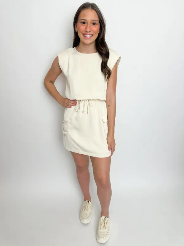 Monday Morning Cargo Dress sold by Mimosa