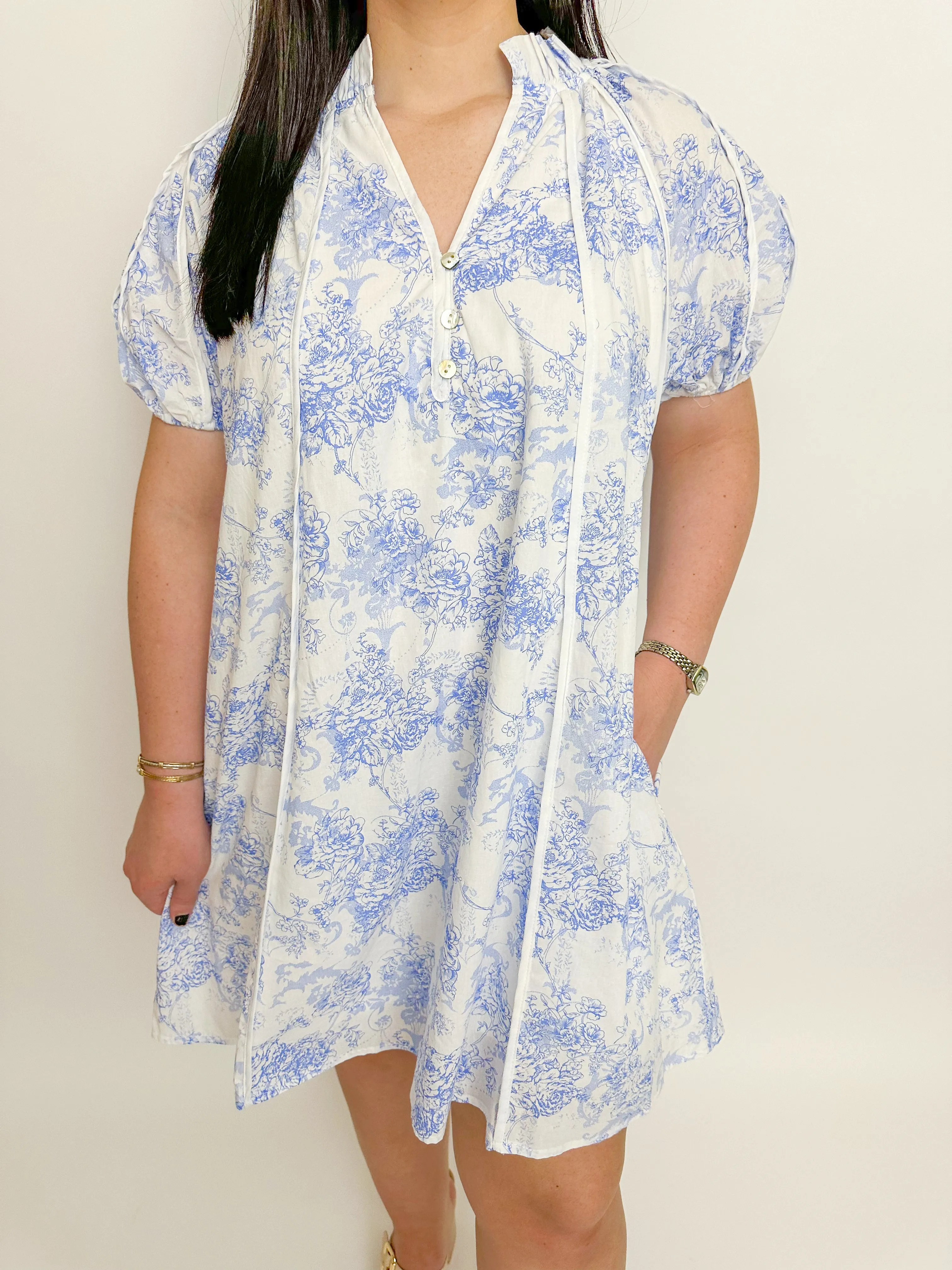 Poised Floral Mini Dress sold by Mimosa product image thumbnail 2