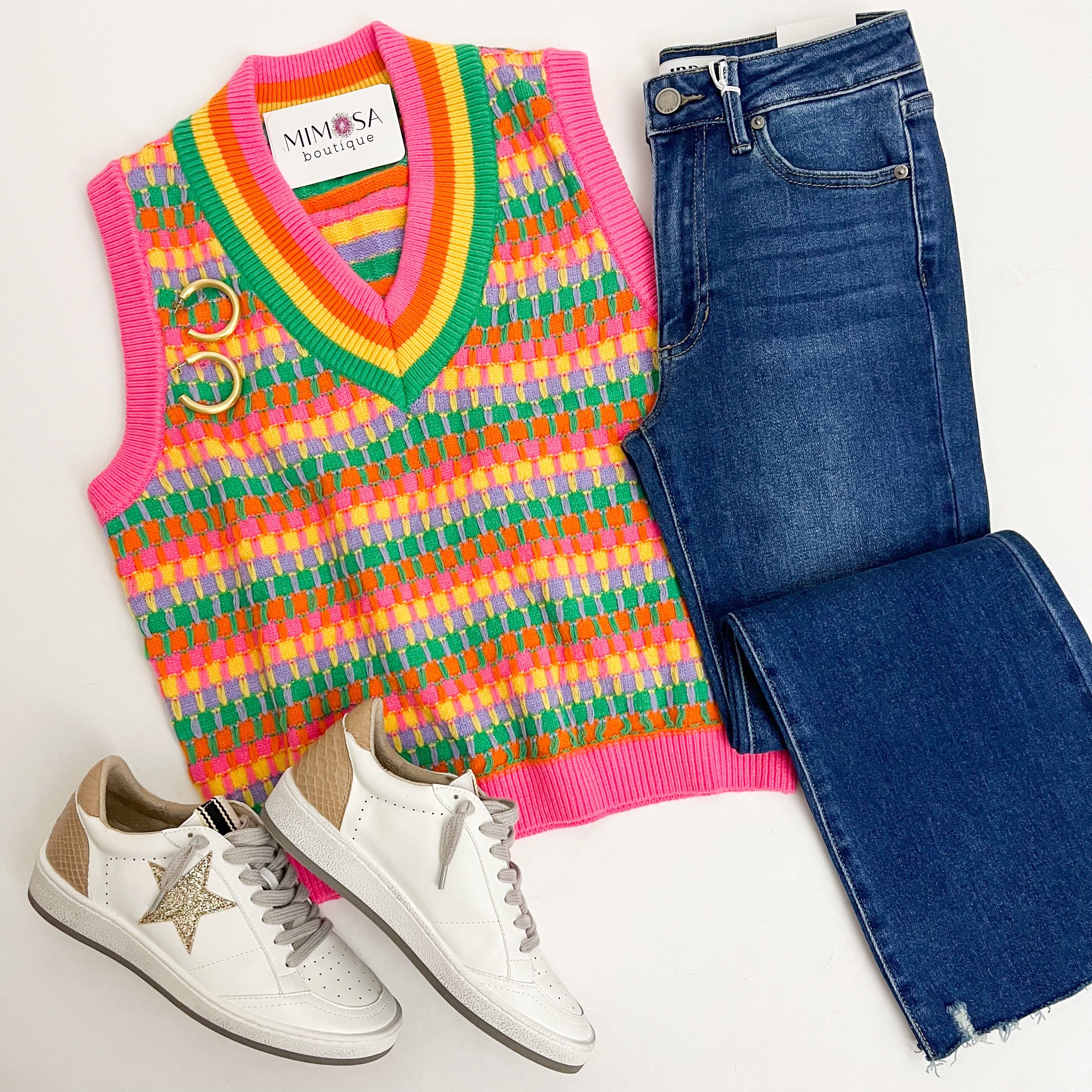 Brighter Days Ahead Sweater Vest No sold by Mimosa