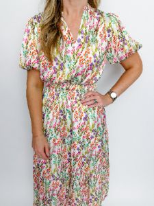 Meadow Puff Sleeve Midi Dress sold by Mimosa