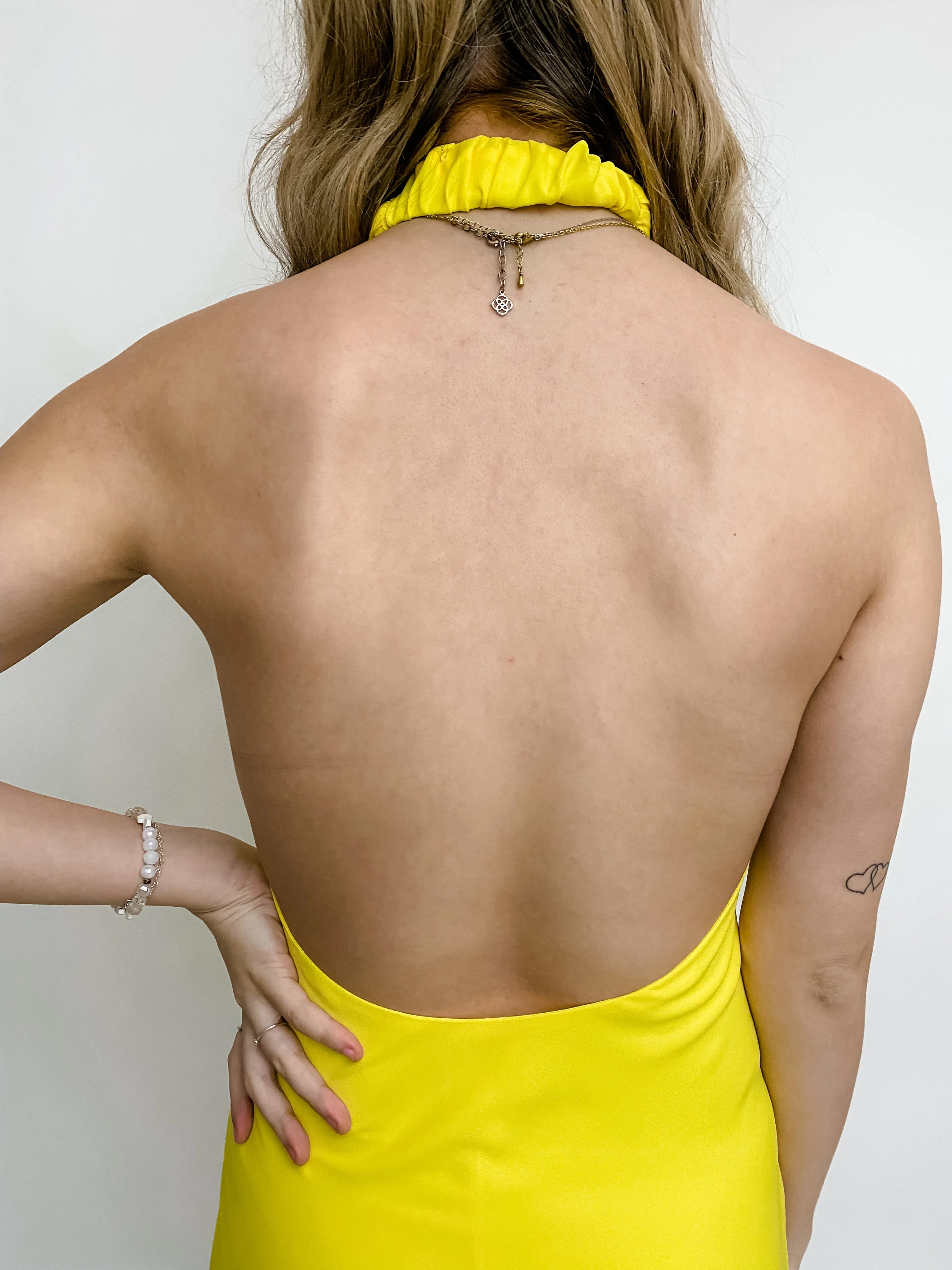 Jasmine Halter Mini Dress sold by Mimosa product image thumbnail 4