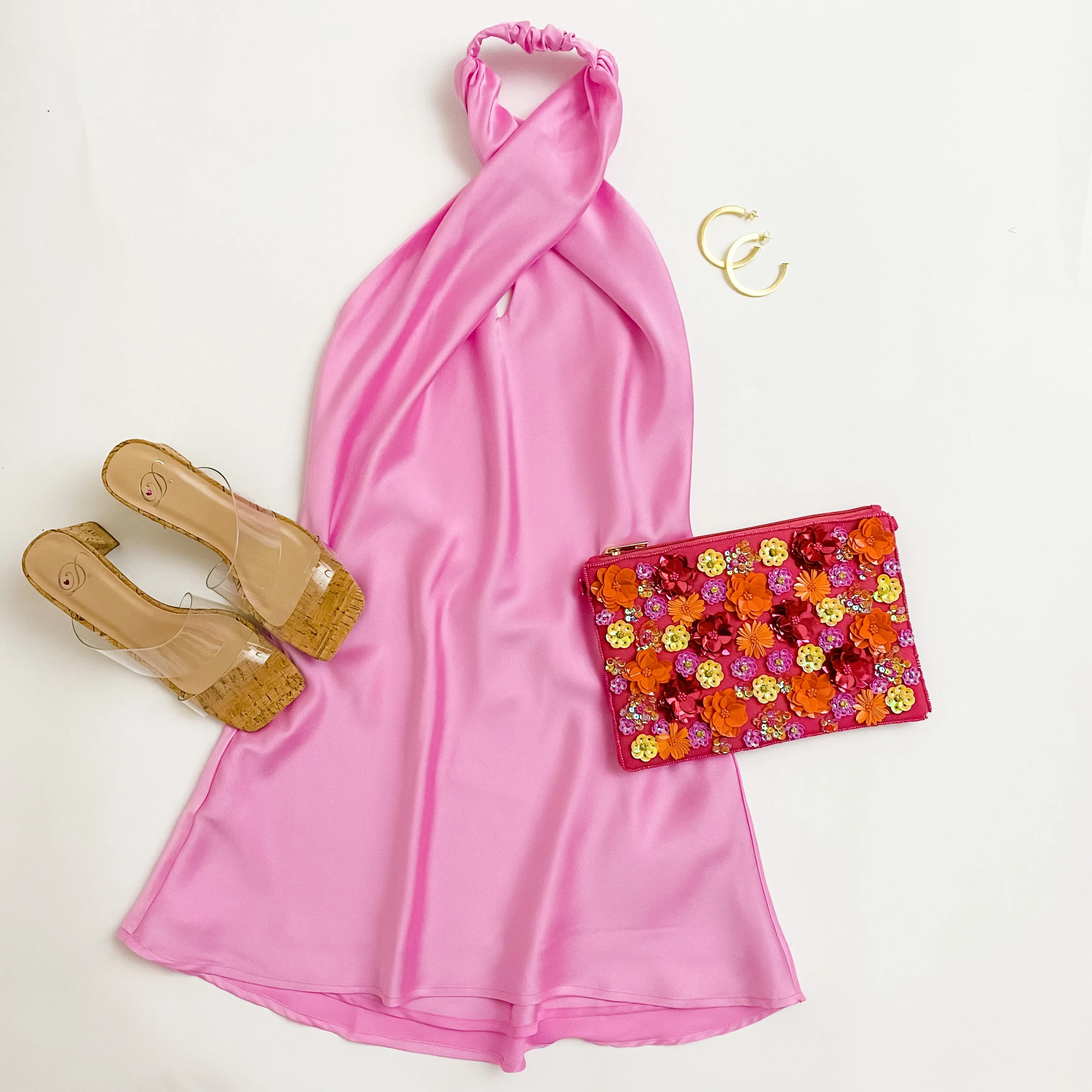 Jasmine Halter Mini Dress sold by Mimosa product image thumbnail 2