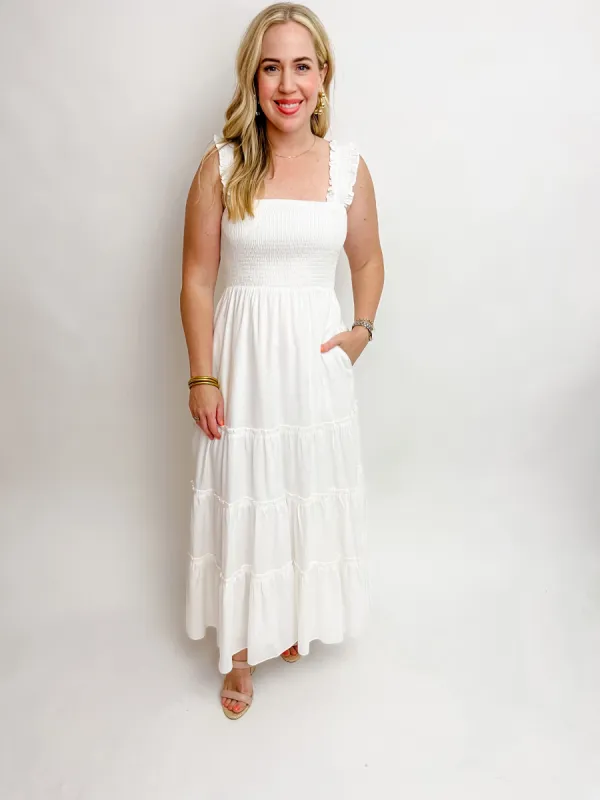 Dylan Smocked Top Maxi Dress sold by Mimosa