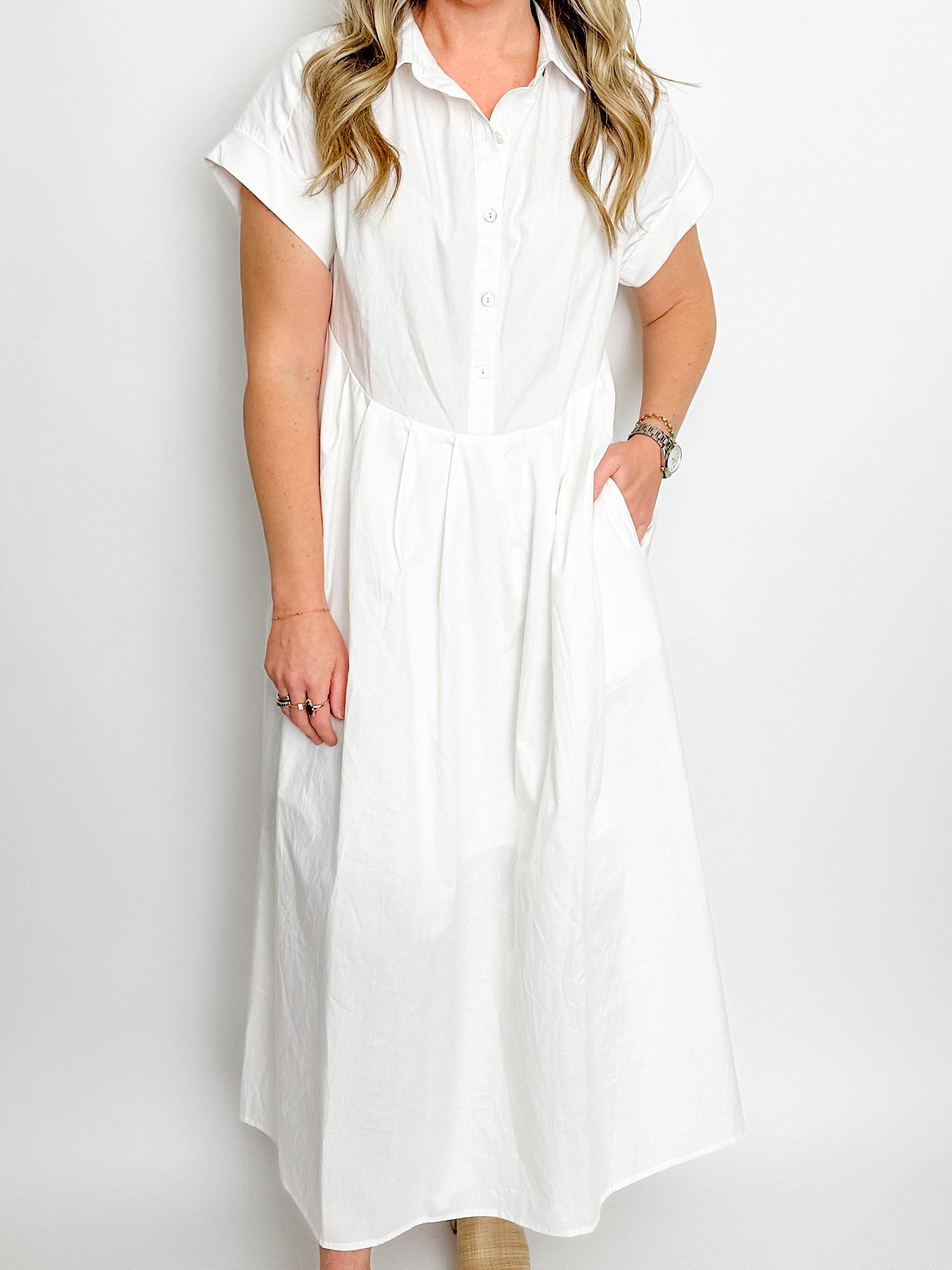Lexington Collared Maxi Dress sold by Mimosa product image thumbnail 2