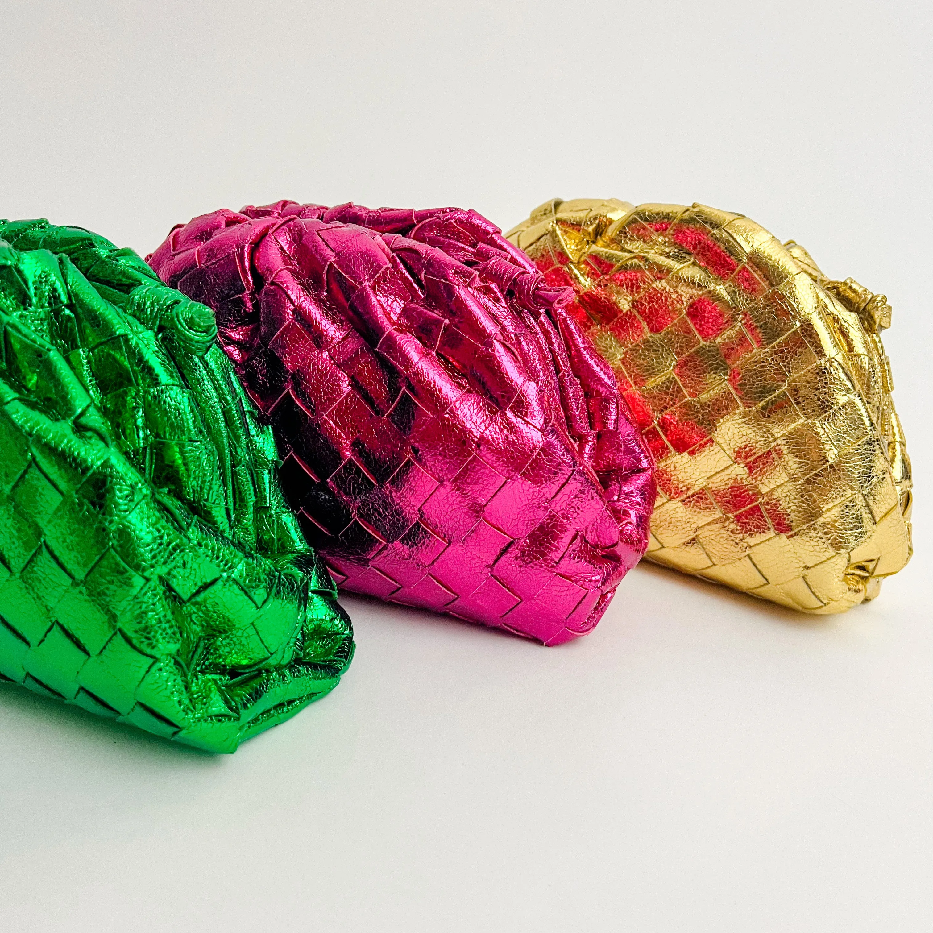 Metallic Quilted Mini Pouch sold by Mimosa product image thumbnail 2