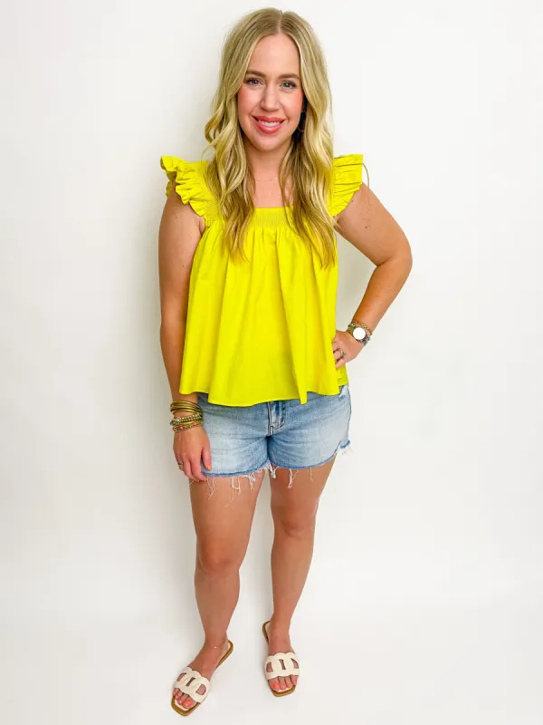 Feeling Vibrant Flutter Tank sold by Mimosa
