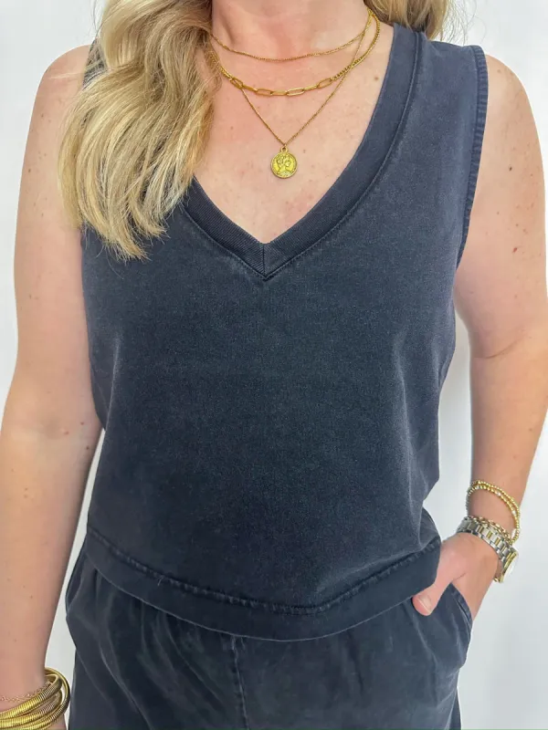 ZS Sloane V-Neck Top sold by Mimosa