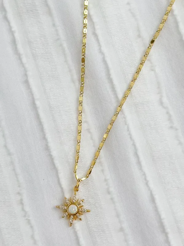 Gemelli Opal Star Necklace sold by Mimosa