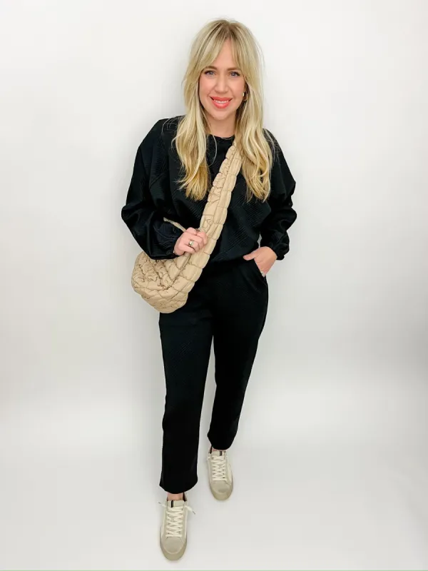 Dolman Knit Jacquard Pullover sold by Mimosa