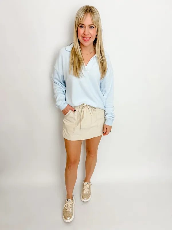 ZS Nico Reverse Fleece Top sold by Mimosa