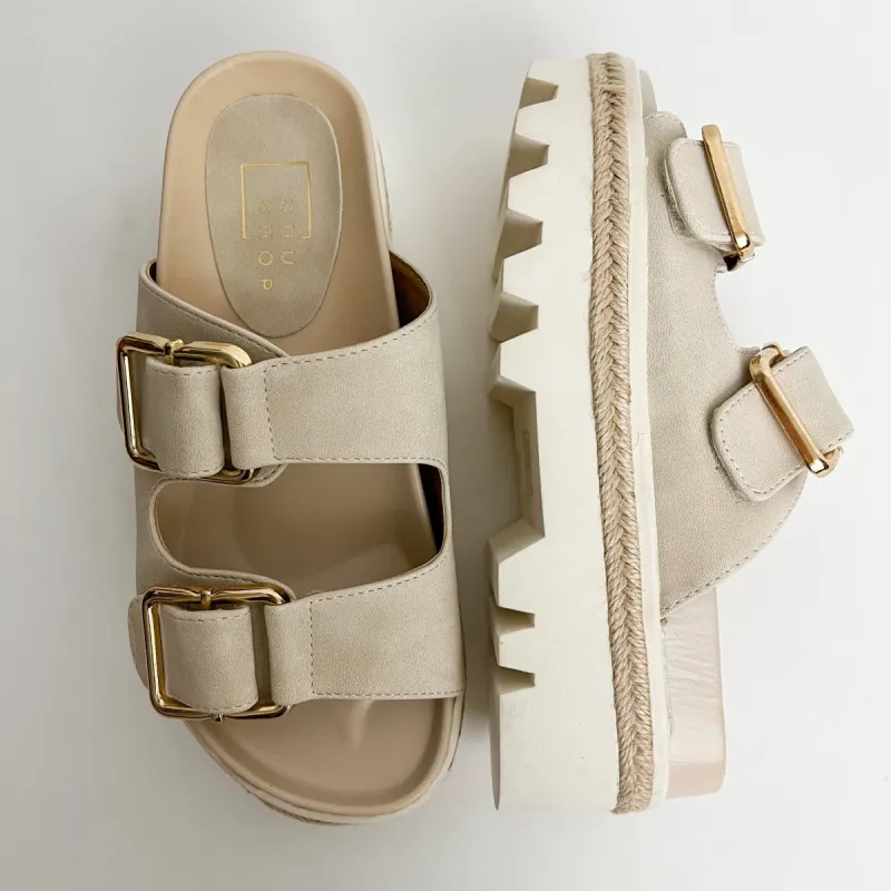 Xyla Platform Sandal sold by Mimosa