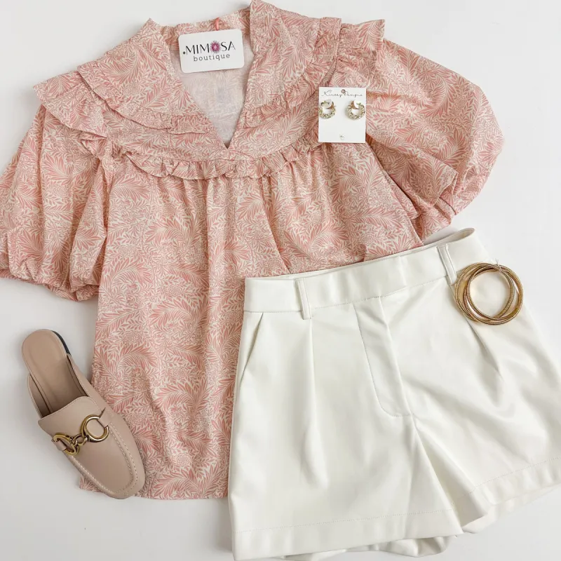 Florals and Fronds Blouse sold by Mimosa