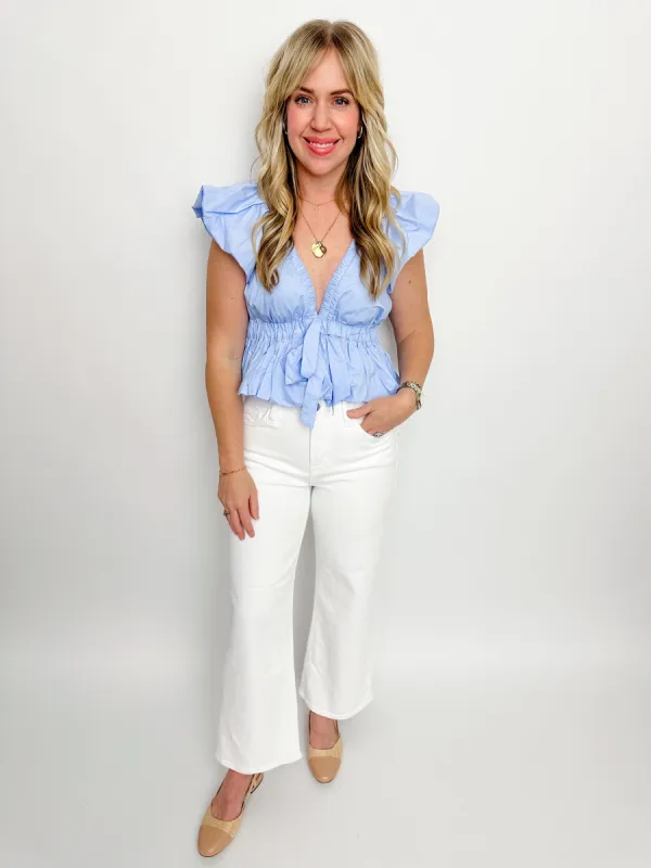 Adelina Bow Front Top sold by Mimosa