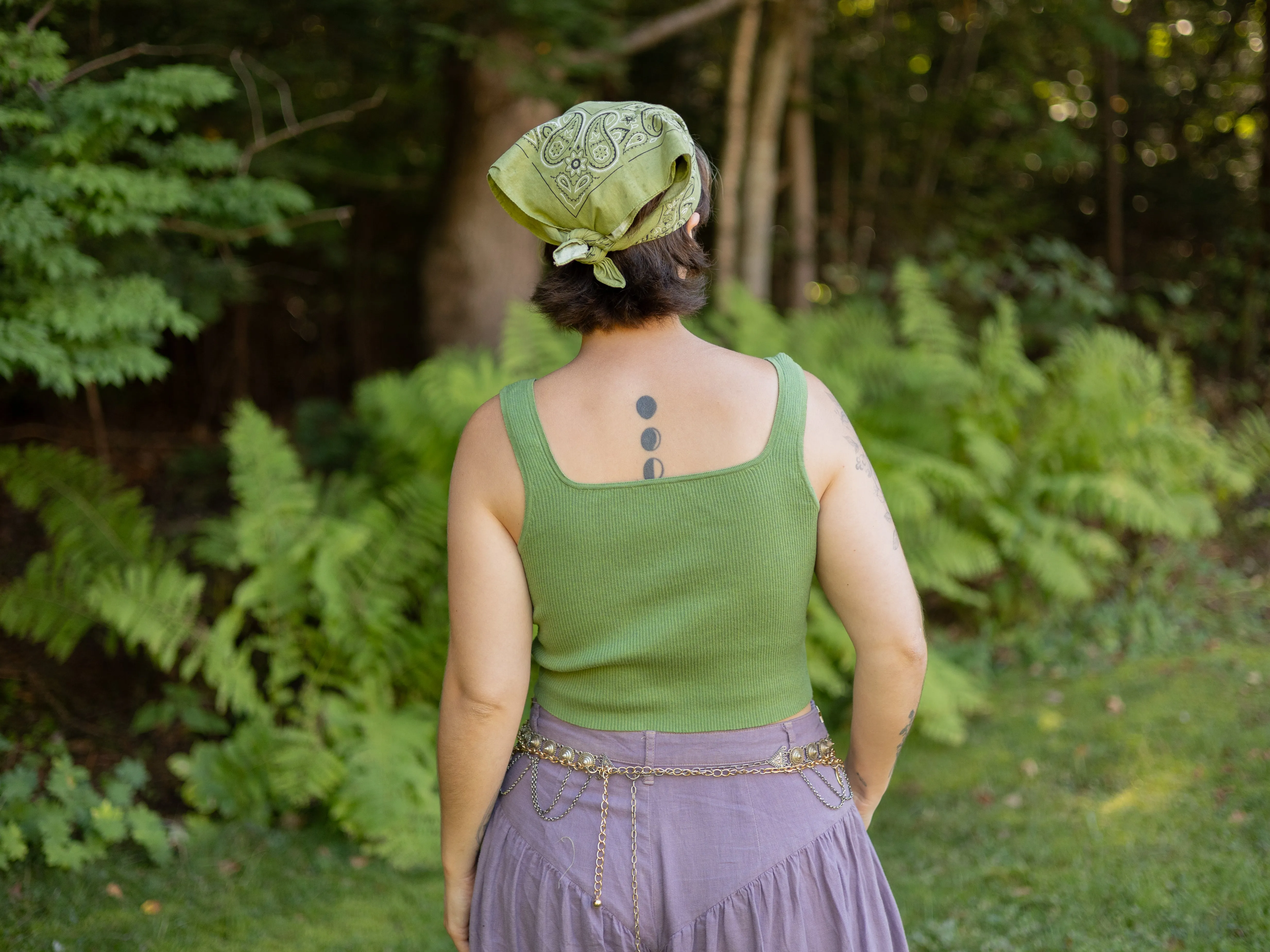 Wild Greens Vest sold by Knock Thrice product image thumbnail 3