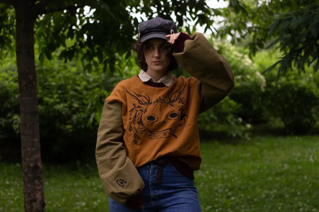 Patient is the Night // Cotton Crewneck sold by Knock Thrice product image thumbnail 2