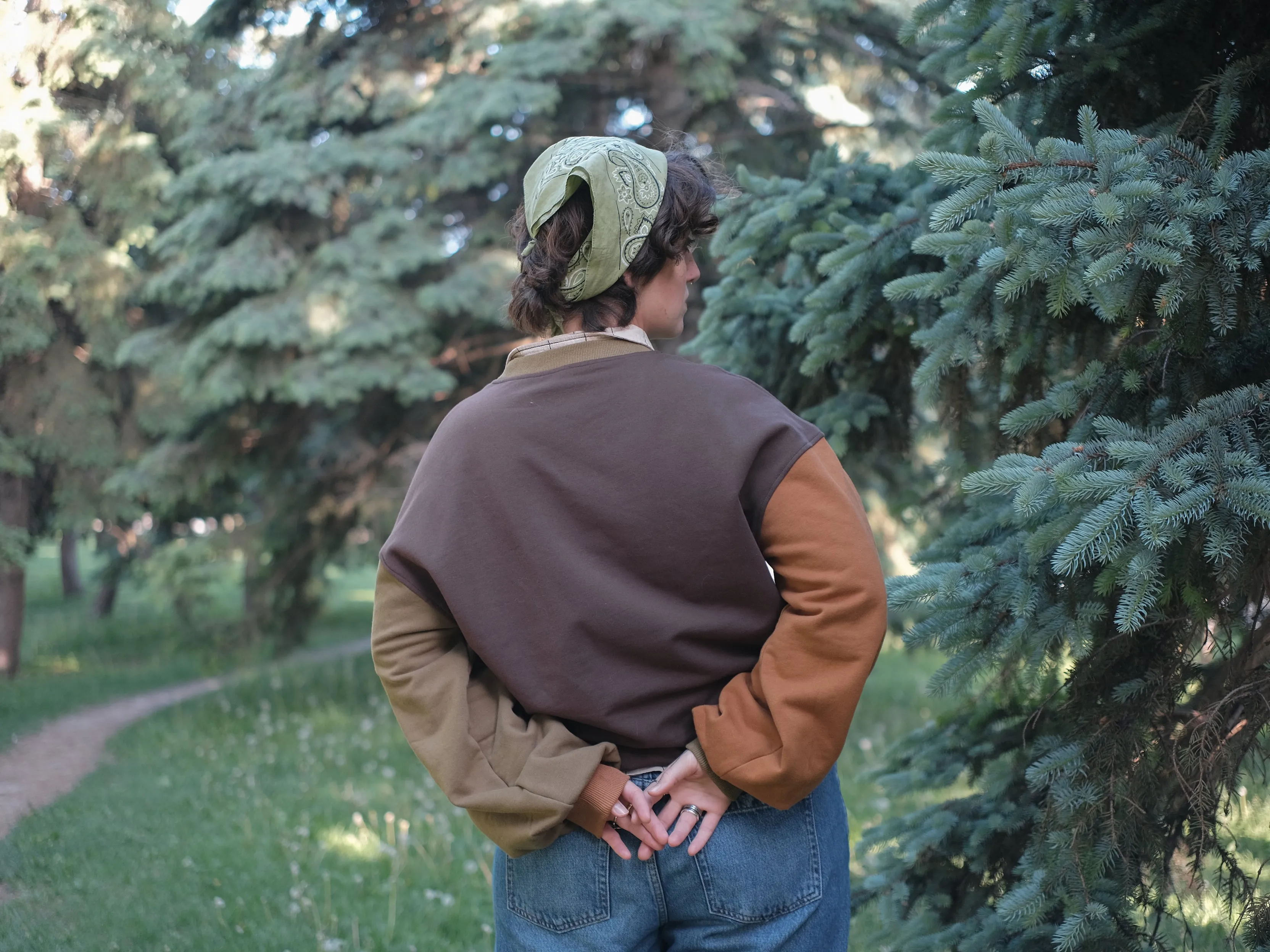 Don your Vegetables Crewneck // Oak Tree sold by Knock Thrice product image thumbnail 4