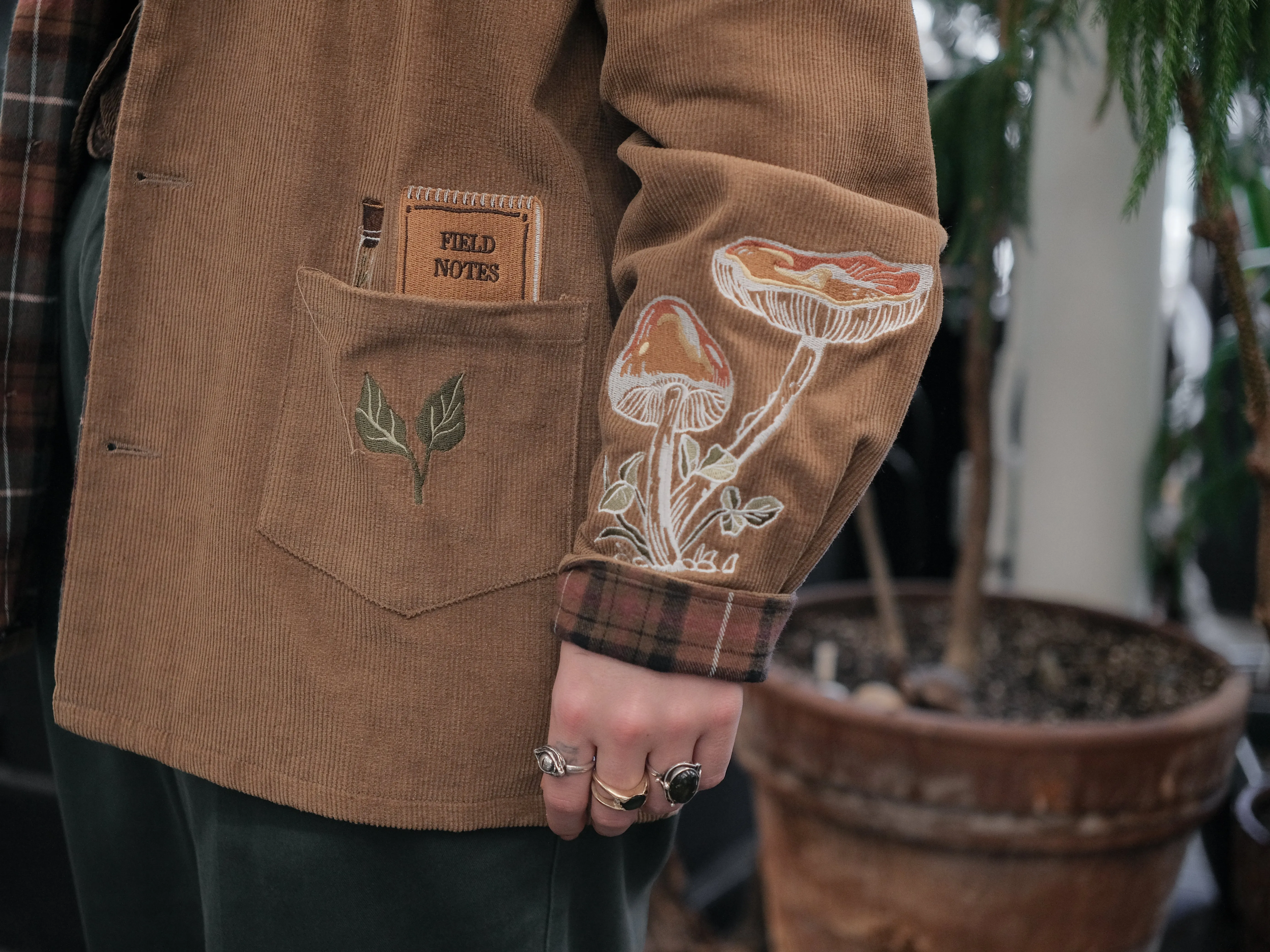 Fairy Ring Mushroom // The Botanist's Journal Jacket sold by Knock Thrice product image thumbnail 3
