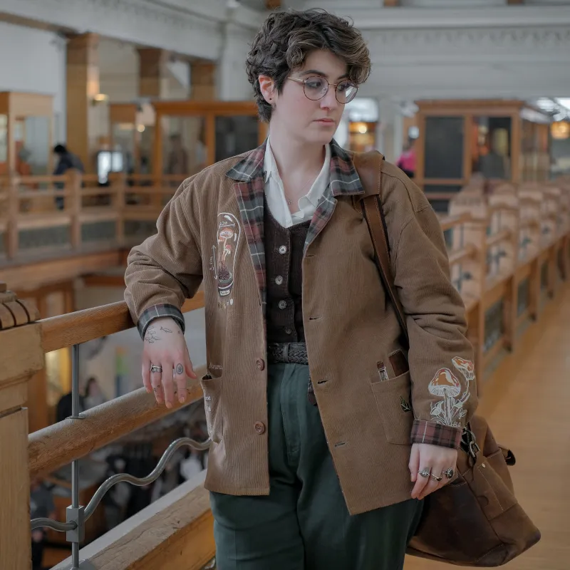 Fairy Ring Mushroom // The Botanist's Journal Jacket sold by Knock Thrice