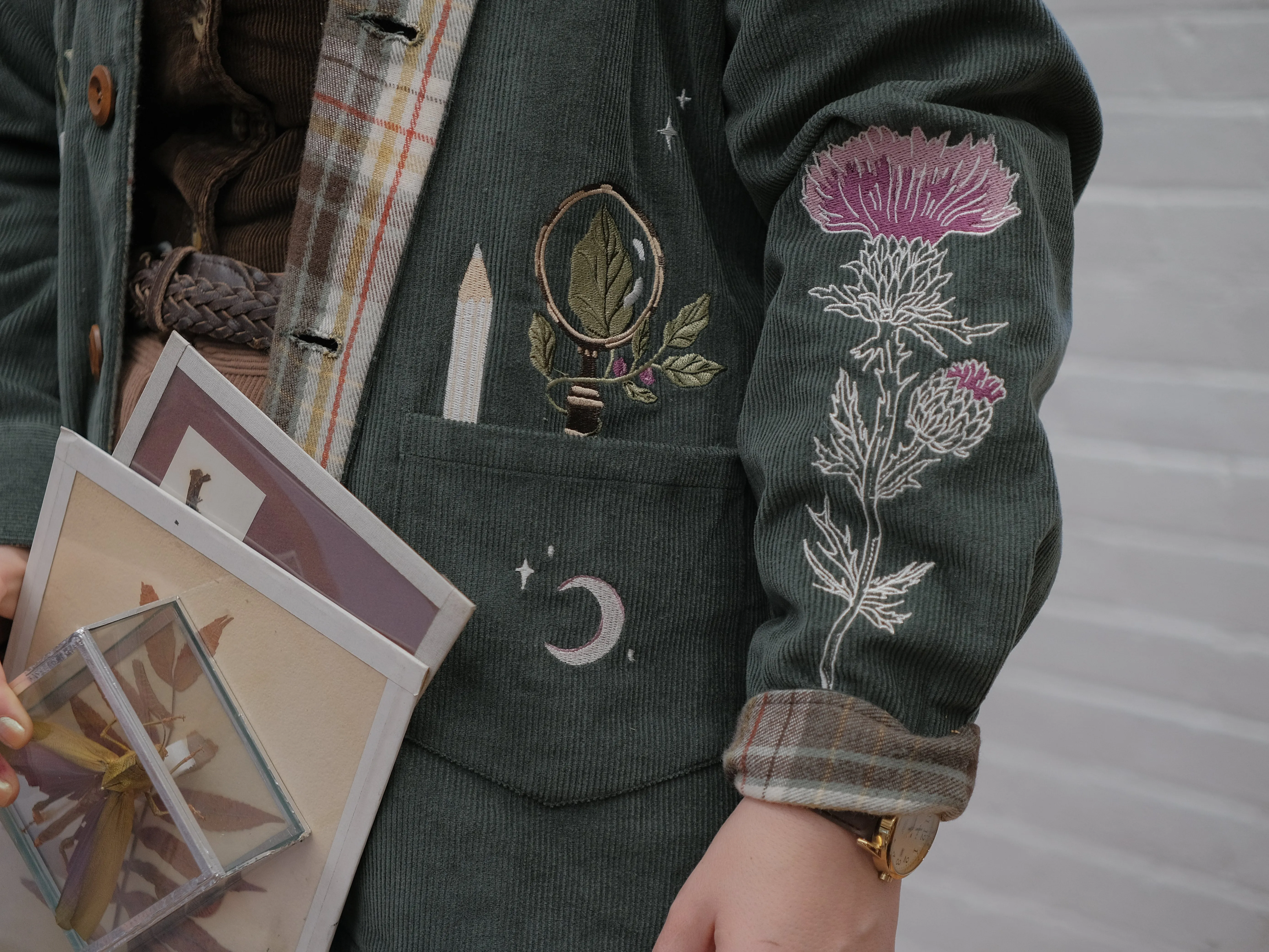 Common Thistle // The Botanist's Journal Jacket sold by Knock Thrice product image thumbnail 3