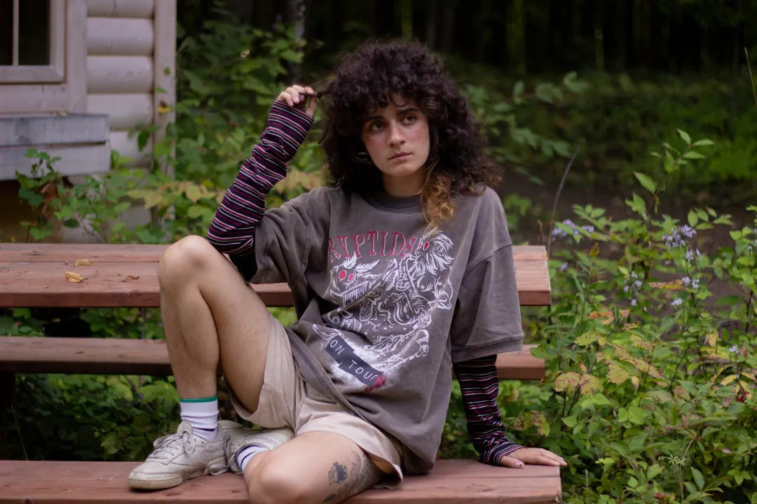 Cryptids on Tour // Bone Dust Brown Wash T-Shirt sold by Knock Thrice product image thumbnail 5