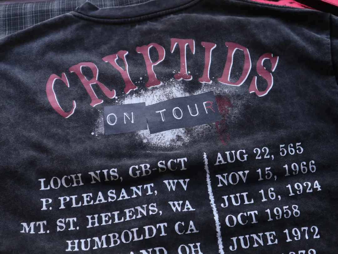 Cryptids on Tour // Vintage Black Wash T-Shirt sold by Knock Thrice product image thumbnail 3