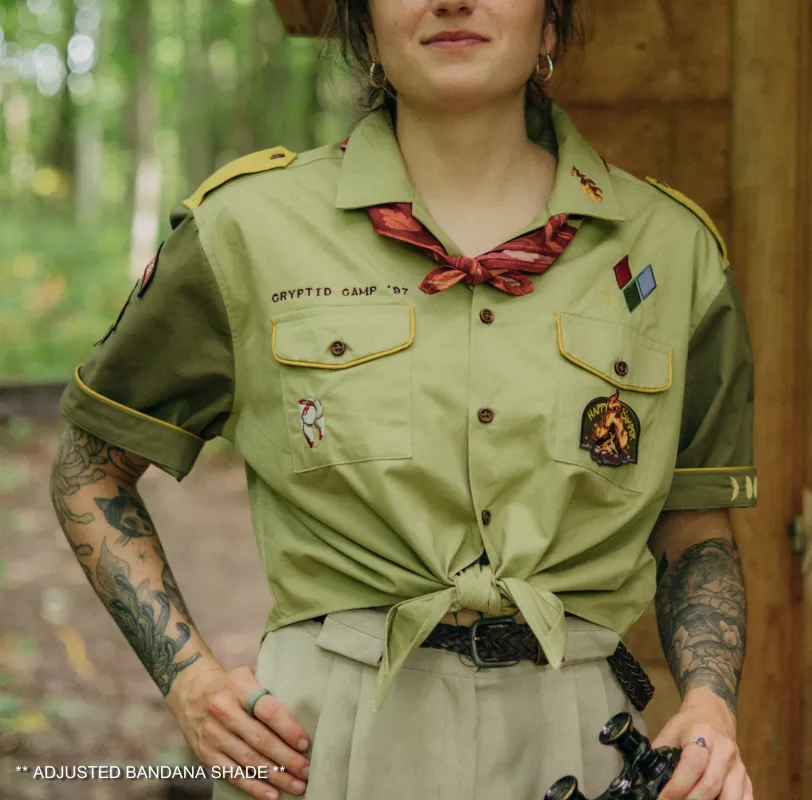 The Lantern Brigade - Scout Tee, Patches & Bandana sold by Knock Thrice