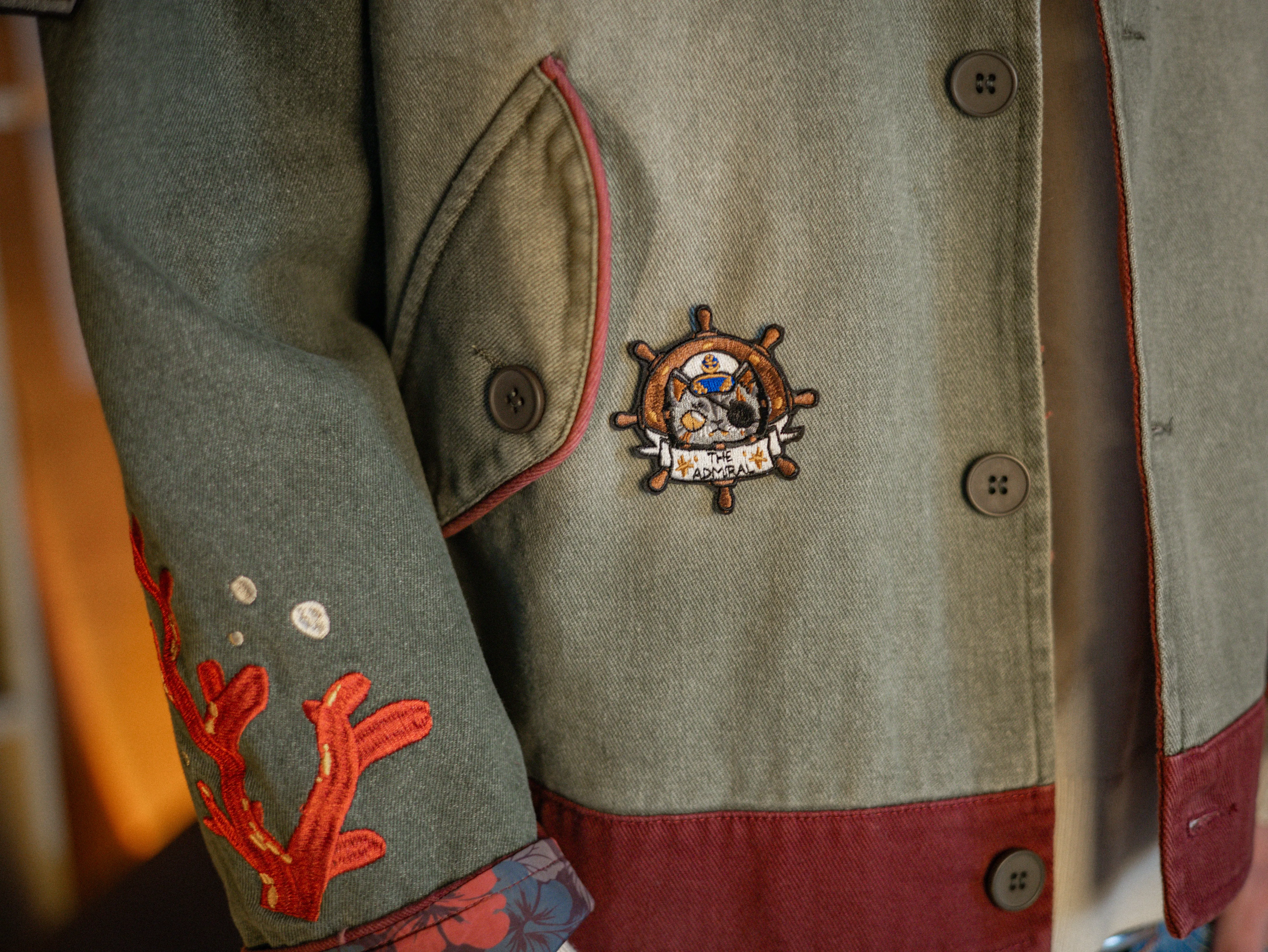 The Admiral // Iron On Patch sold by Knock Thrice product image thumbnail 2