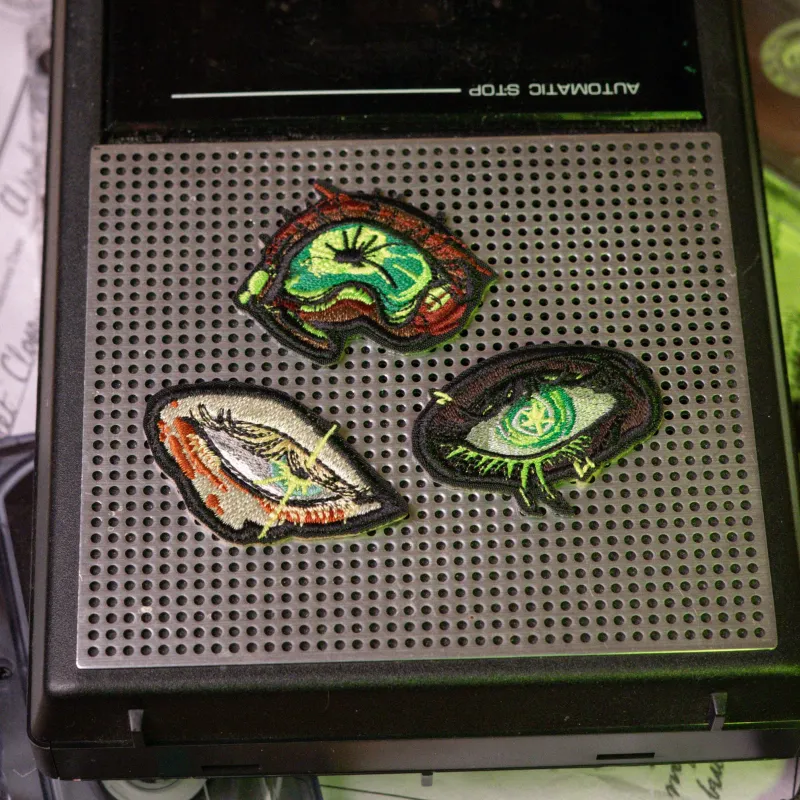 Eyes Trio // Iron On Patches made by Knock Thrice