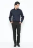Men's Navy Long Sleeve Shirt sold by Valino