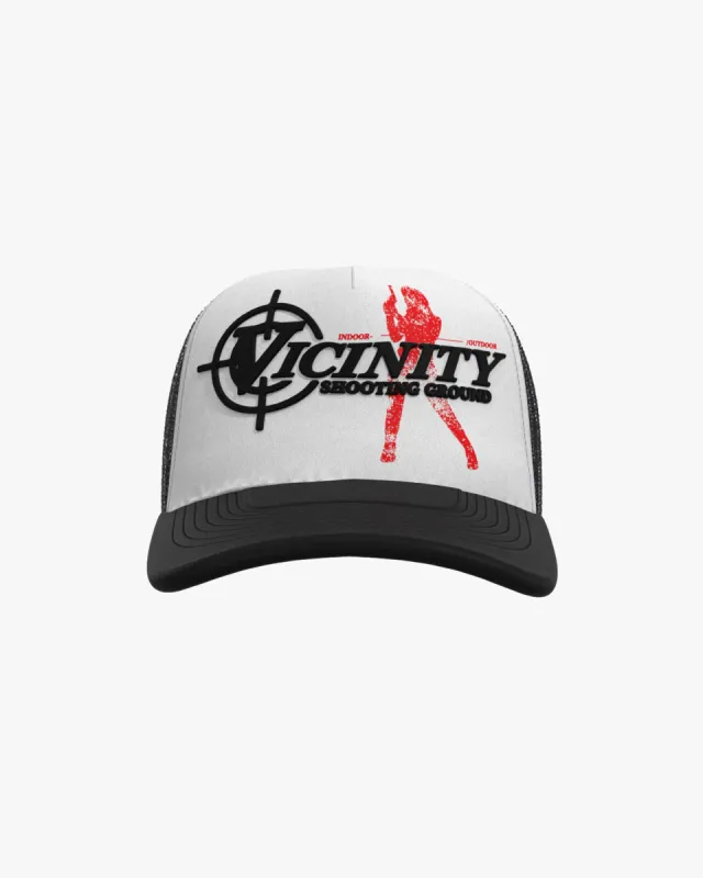 SHOOTING GROUND TRUCKER CAP BLACK sold by vicinity