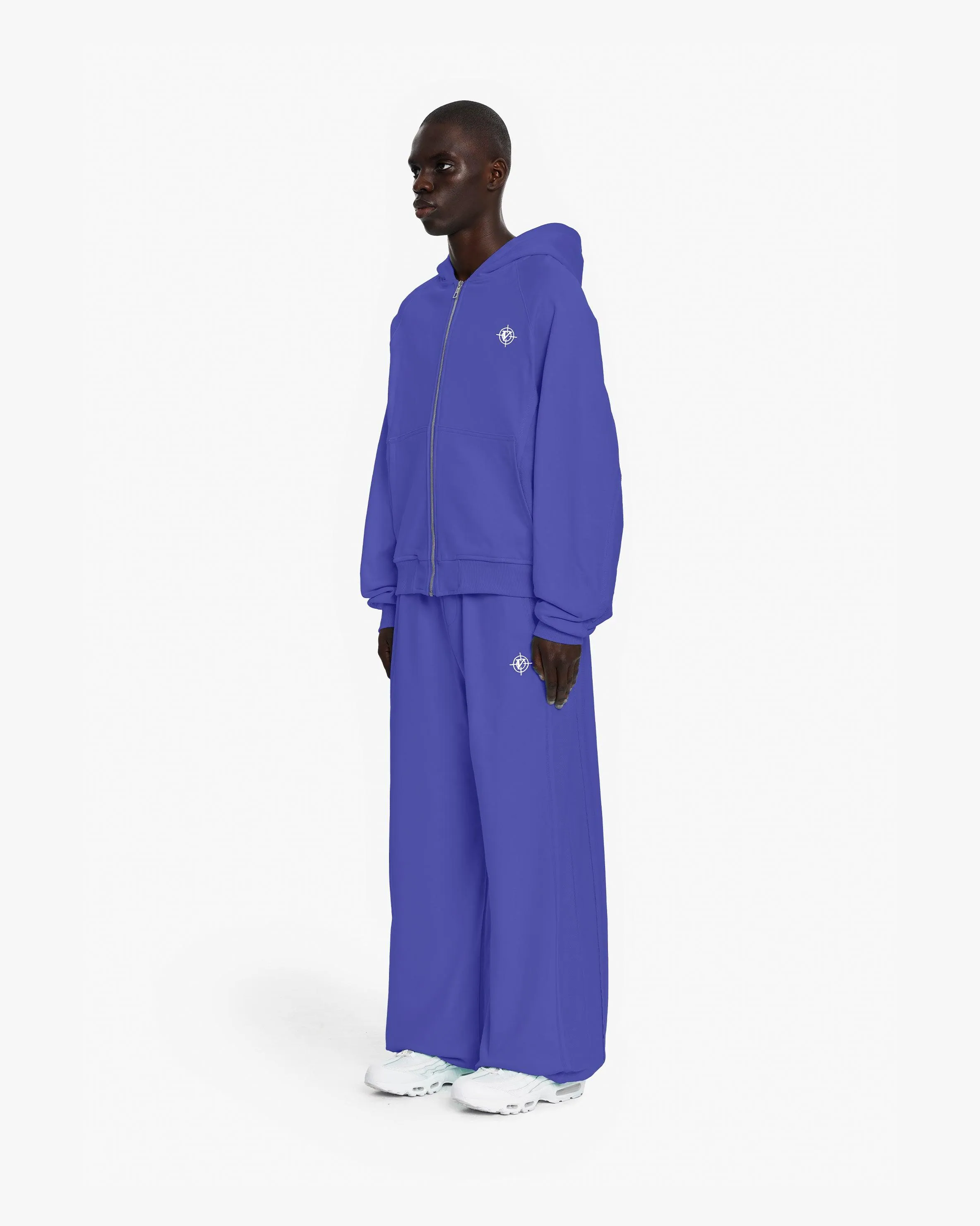 INSIDE OUT ZIP HOODIE OCEAN BLUE sold by vicinity product image thumbnail 4