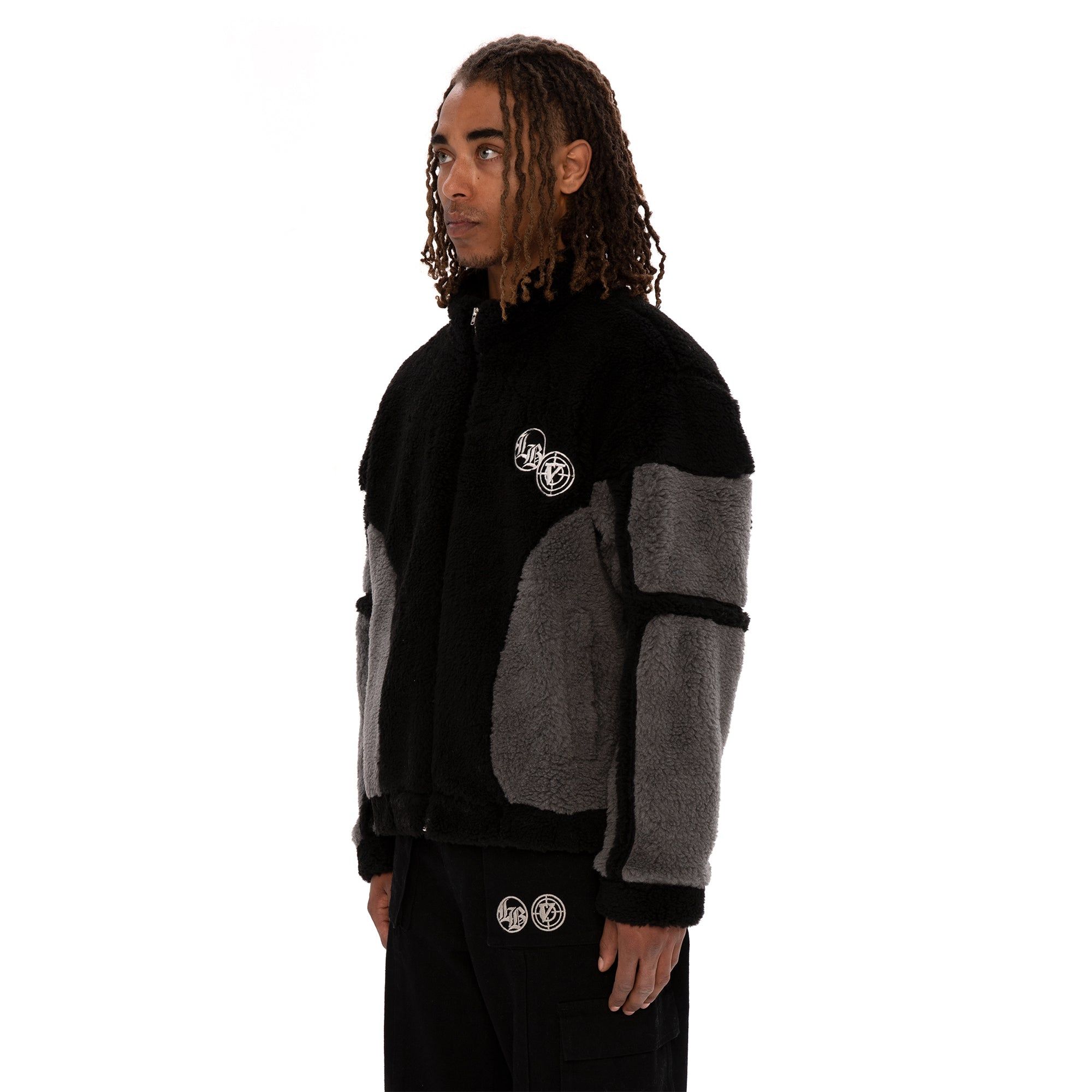FLEECEJACKET BLACK/GREY sold by vicinity product image thumbnail 2
