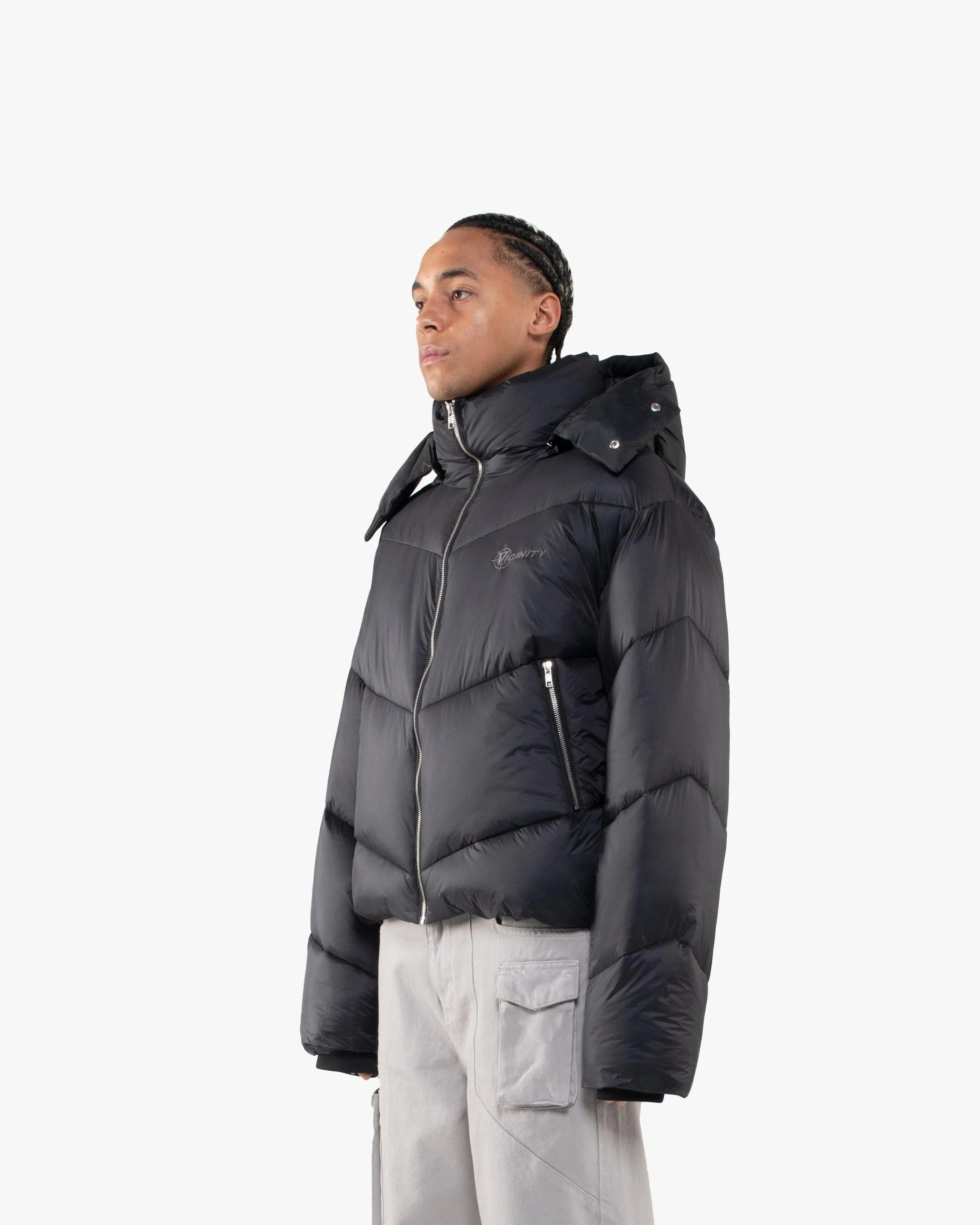 V-PUFFER JACKET BLACK sold by vicinity product image thumbnail 5