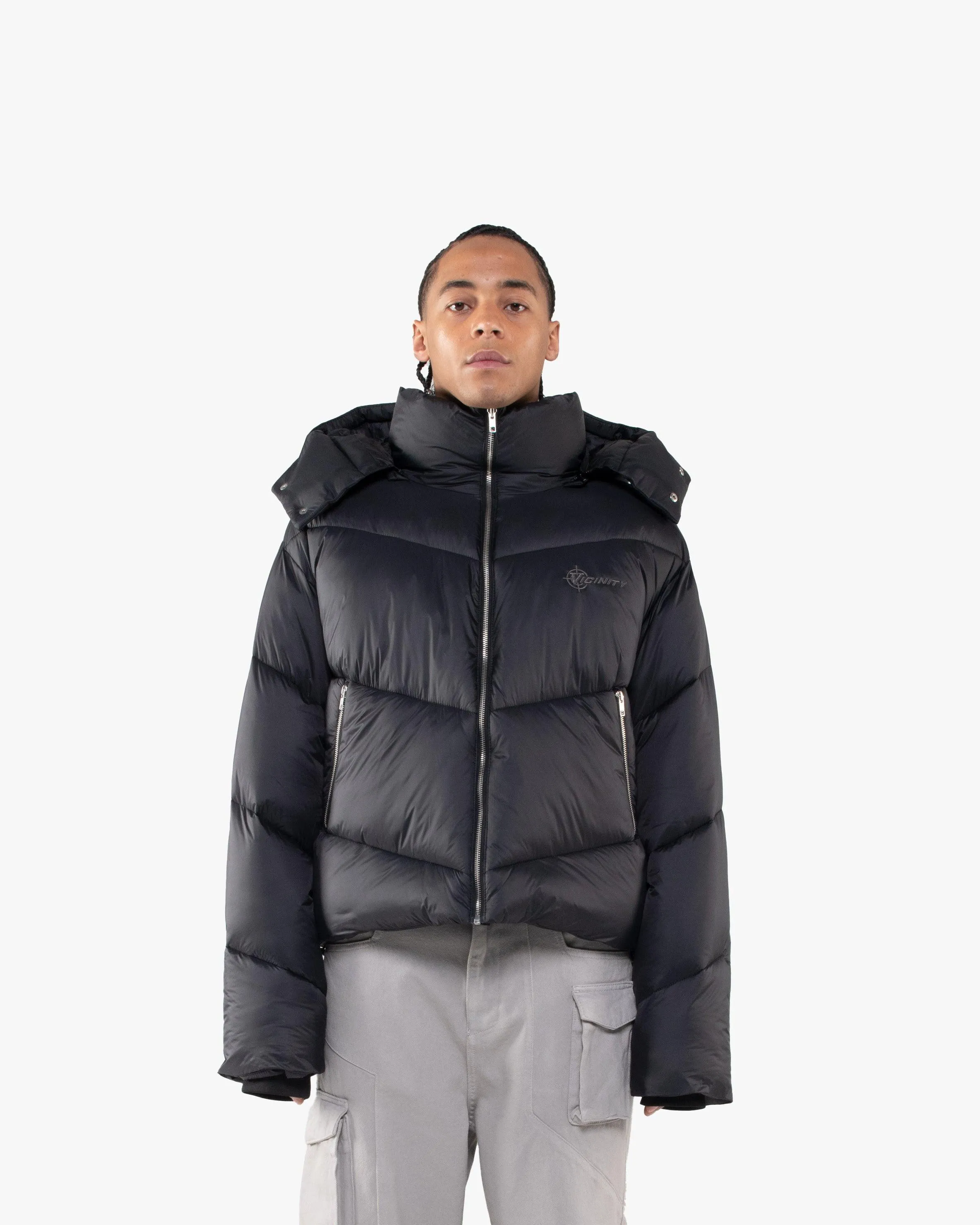 V-PUFFER JACKET BLACK sold by vicinity product image thumbnail 2