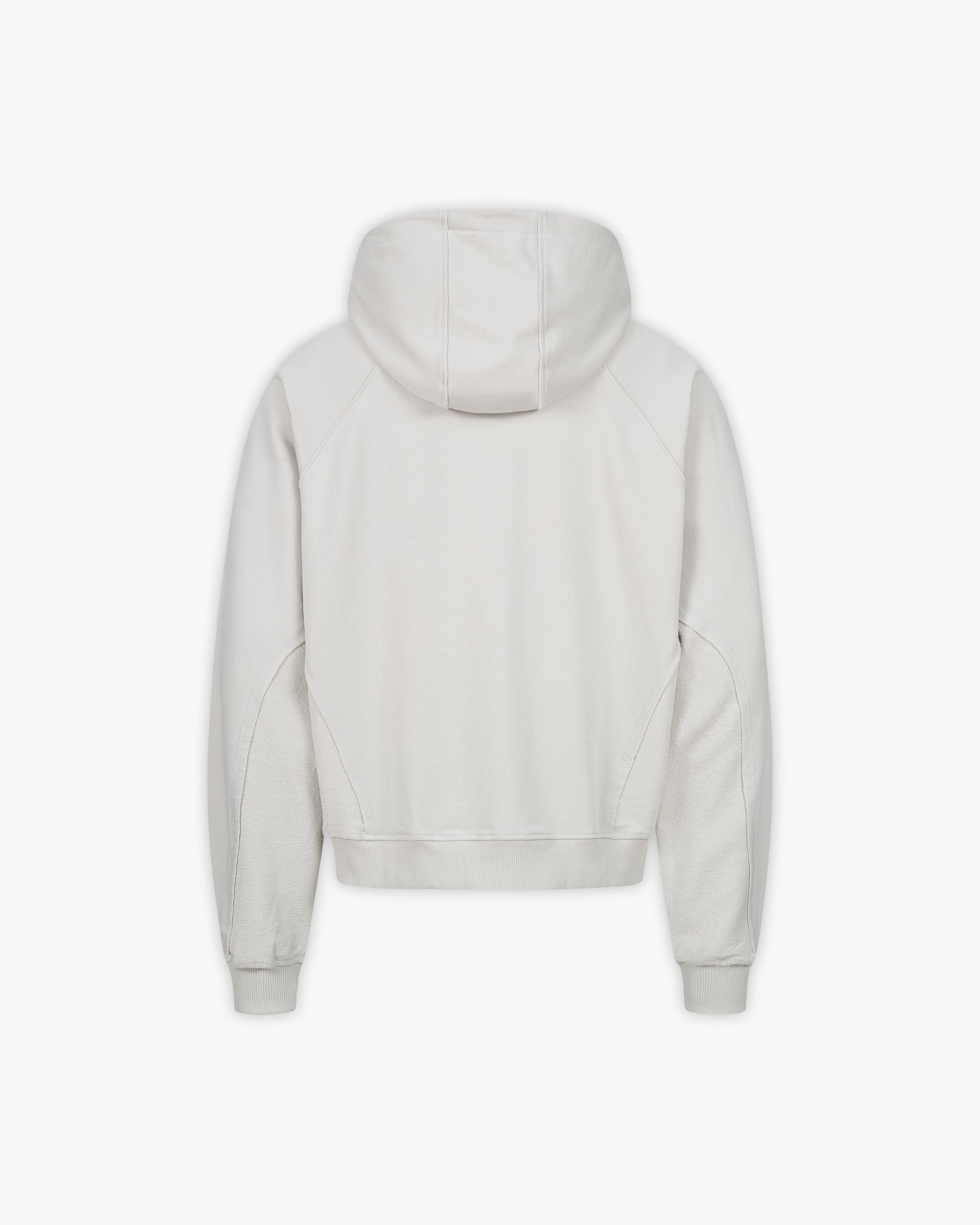 INSIDE OUT ZIP HOODIE LIGHT GREY sold by vicinity product image thumbnail 2