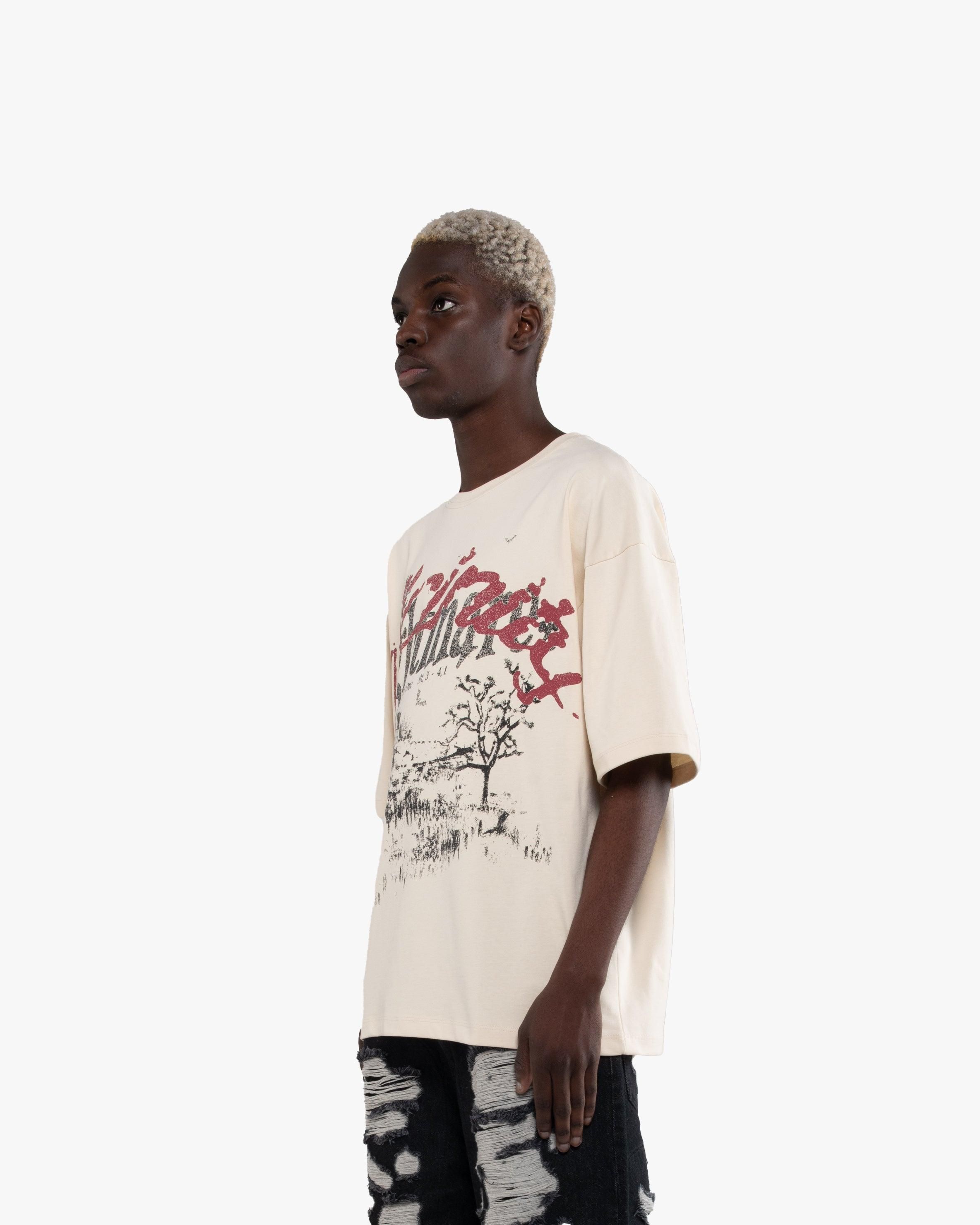 NIGHTMARE TEE BEIGE sold by vicinity product image thumbnail 3