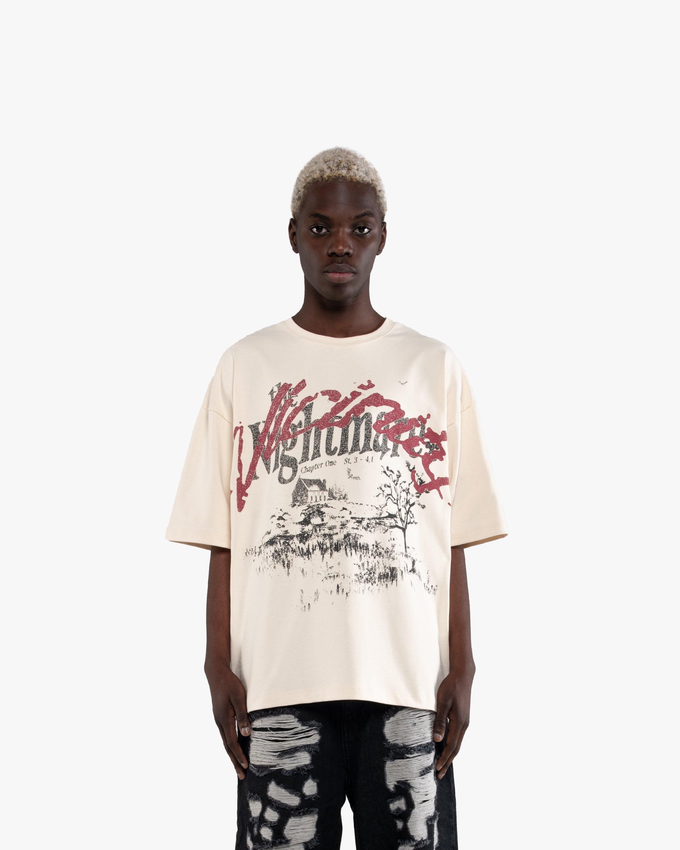 NIGHTMARE TEE BEIGE sold by vicinity product image thumbnail 2