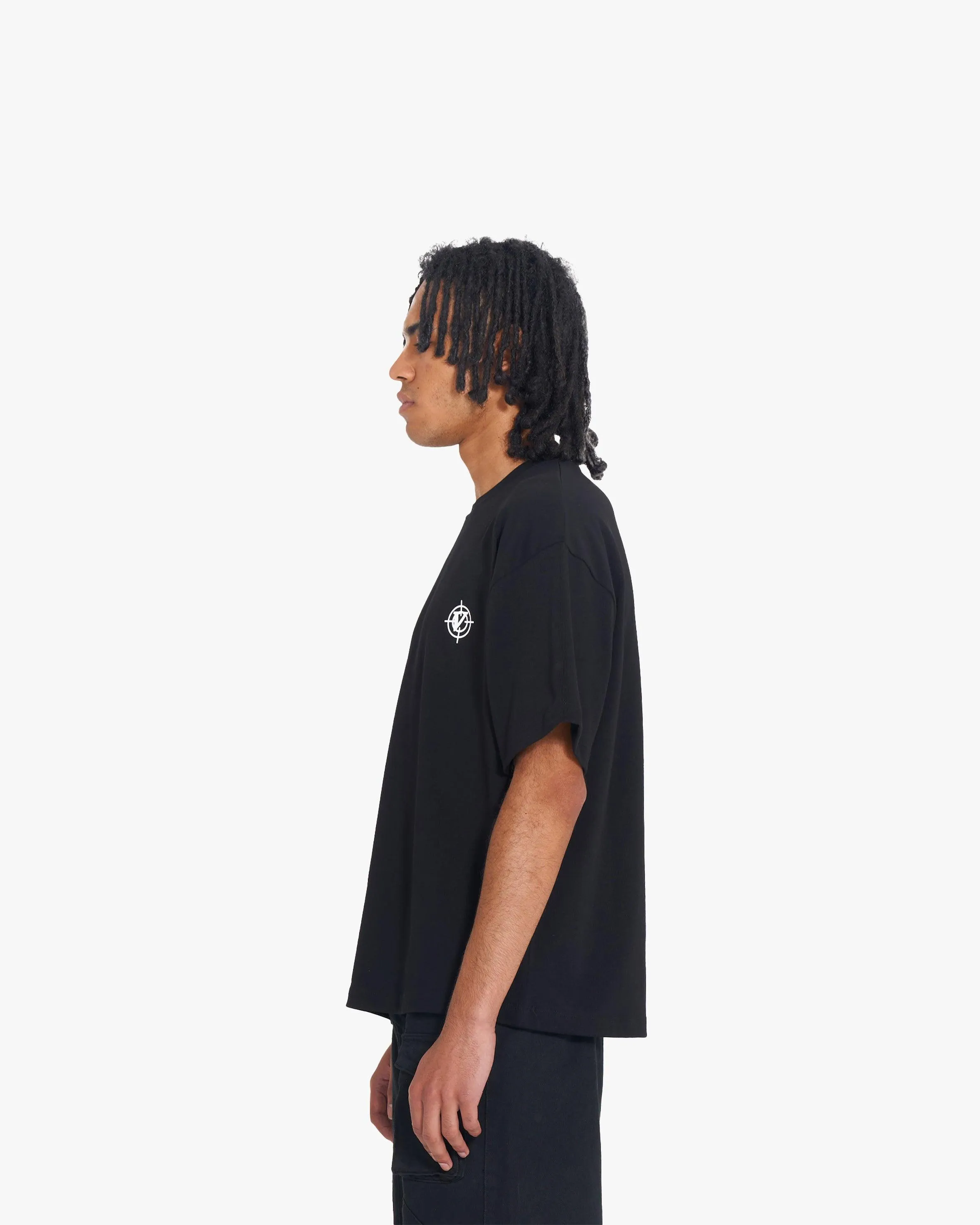 V-LOGO TEE BLACK sold by vicinity product image thumbnail 4