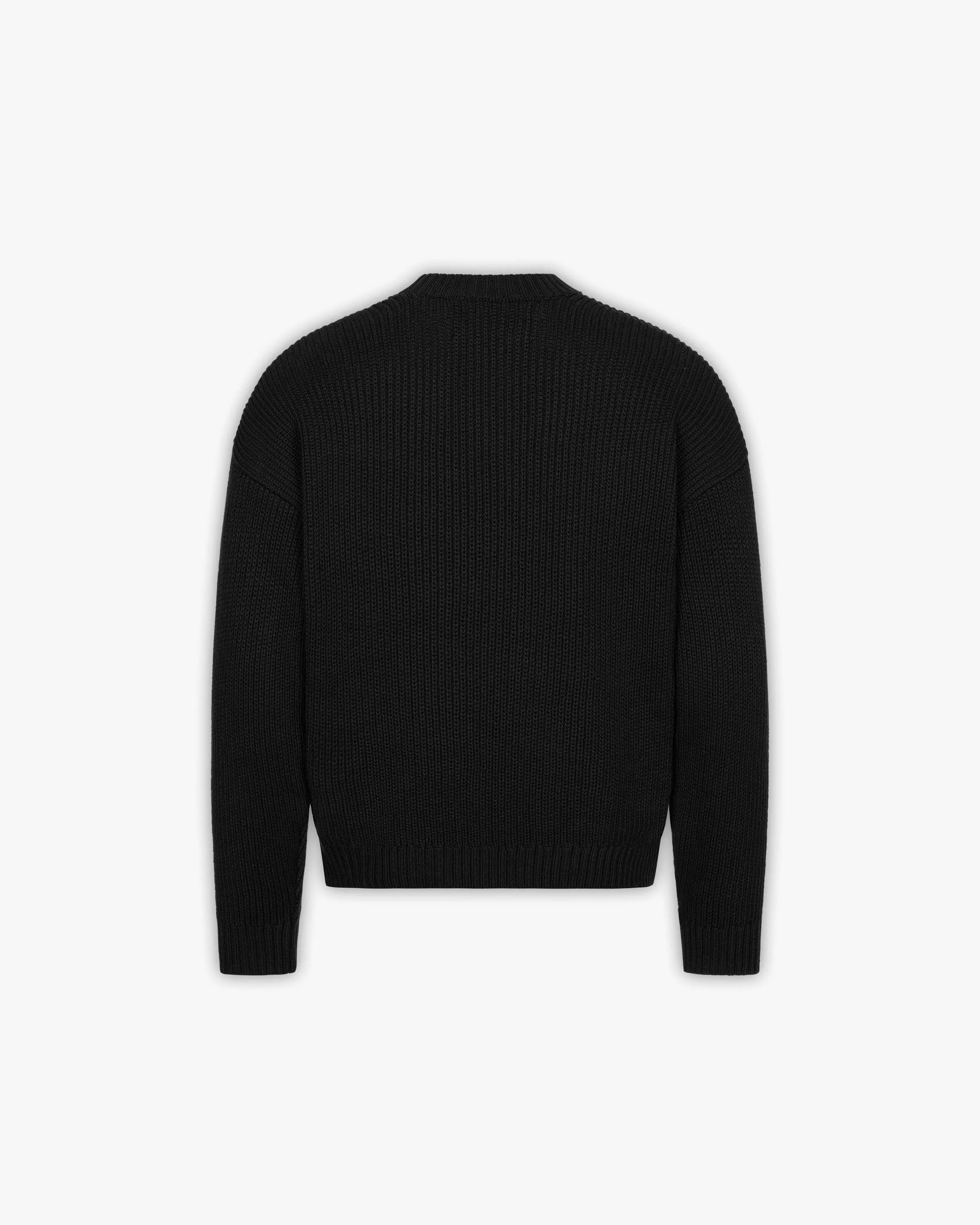 V-LOGO KNITWEAR BLACK sold by vicinity product image thumbnail 3