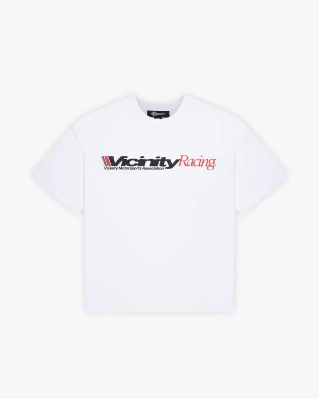 RACING TEE WHITE sold by vicinity