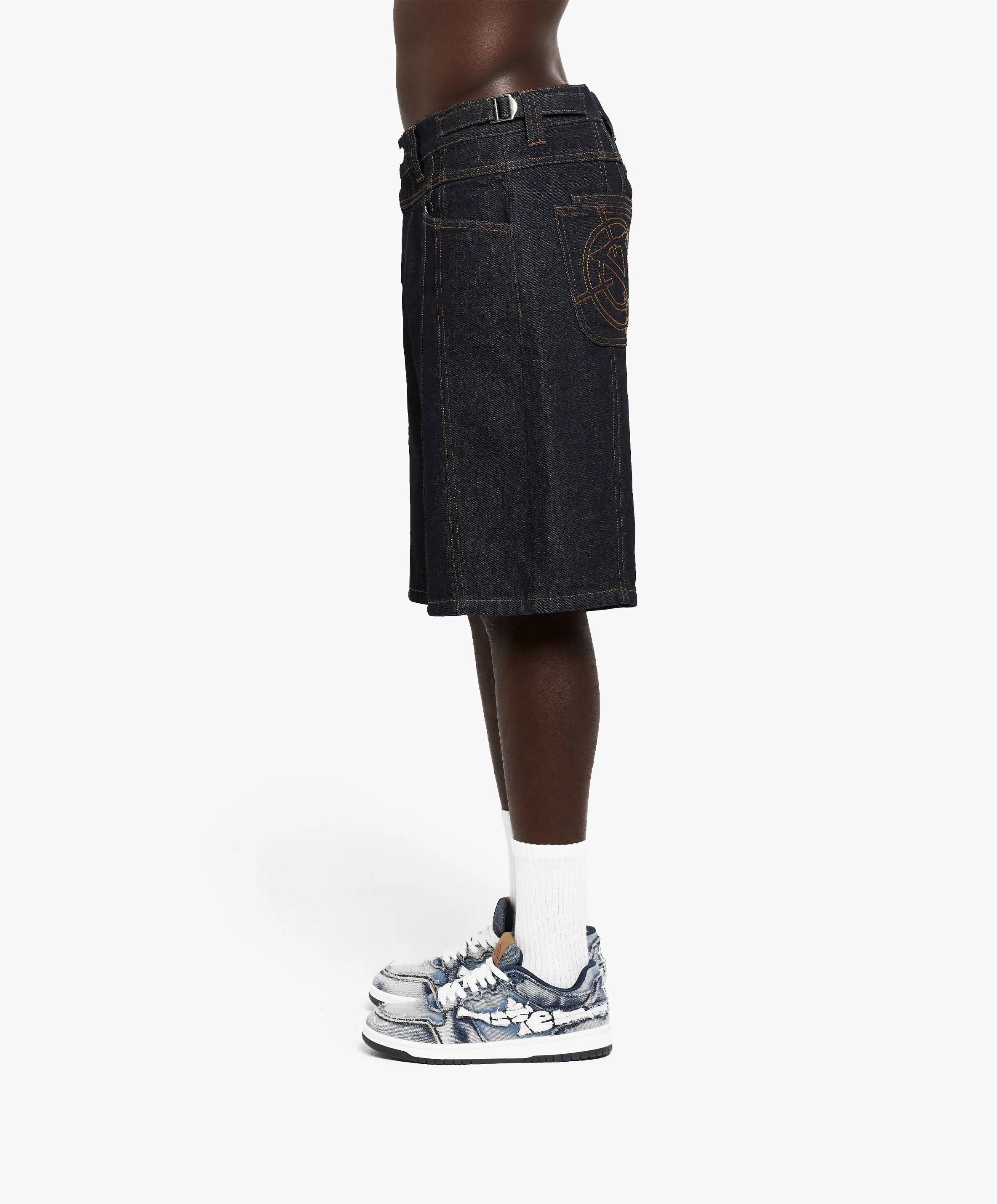 V-LOGO RAW JORTS sold by vicinity product image thumbnail 5