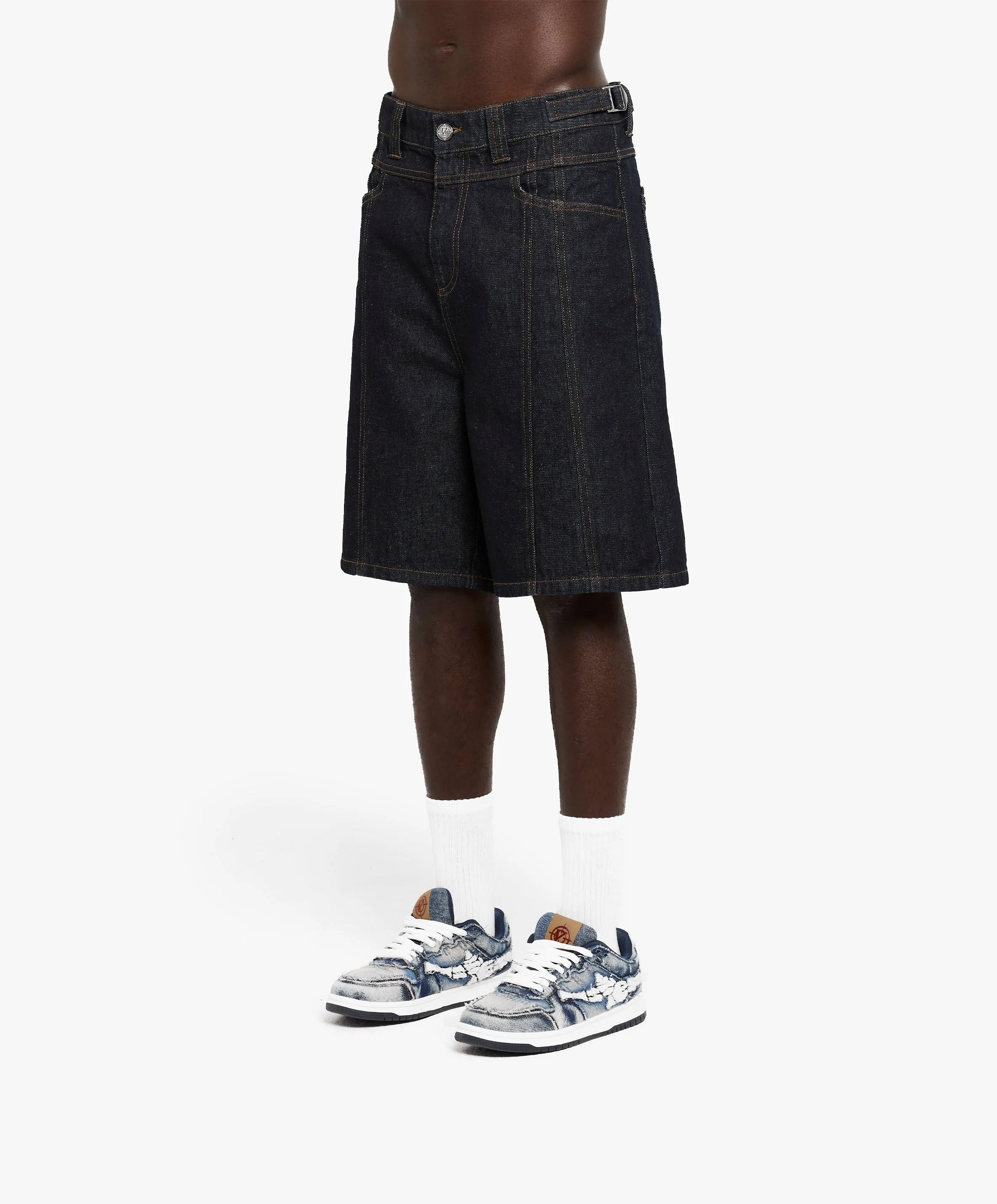 V-LOGO RAW JORTS sold by vicinity product image thumbnail 4