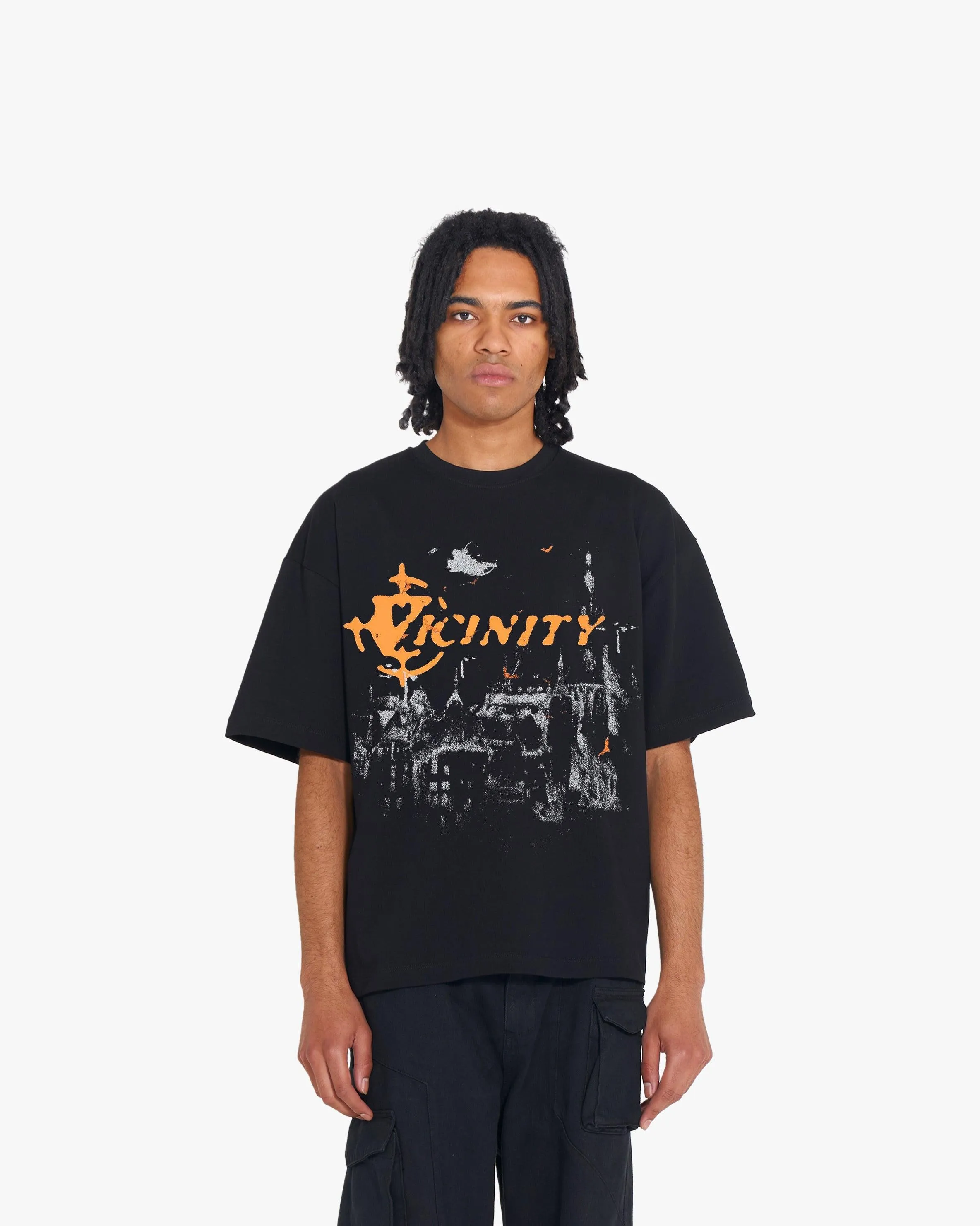 HAUNTED HOUSE TEE BLACK sold by vicinity product image thumbnail 2